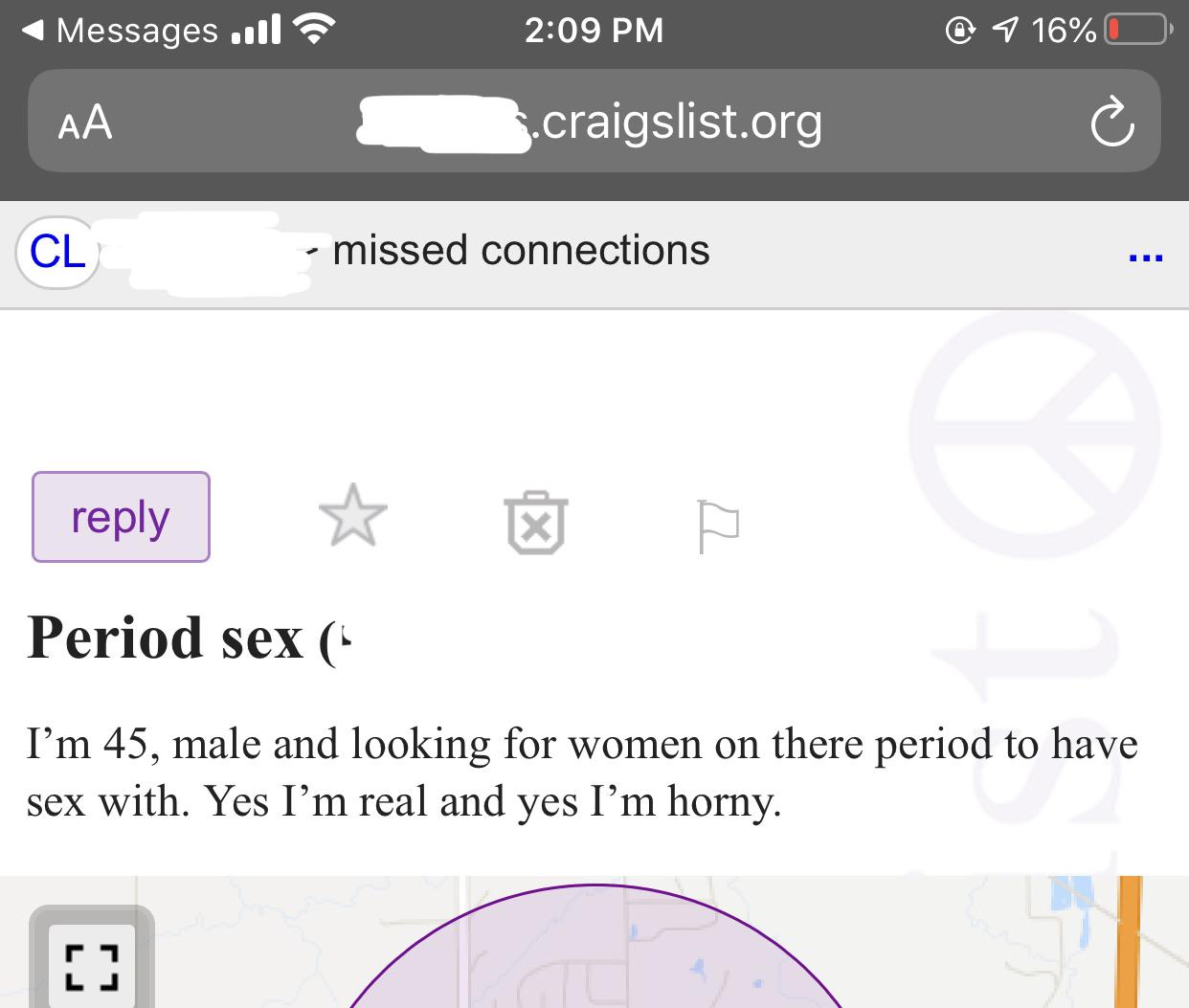 Quarantined at home, Craigslist missed connections is a fucking