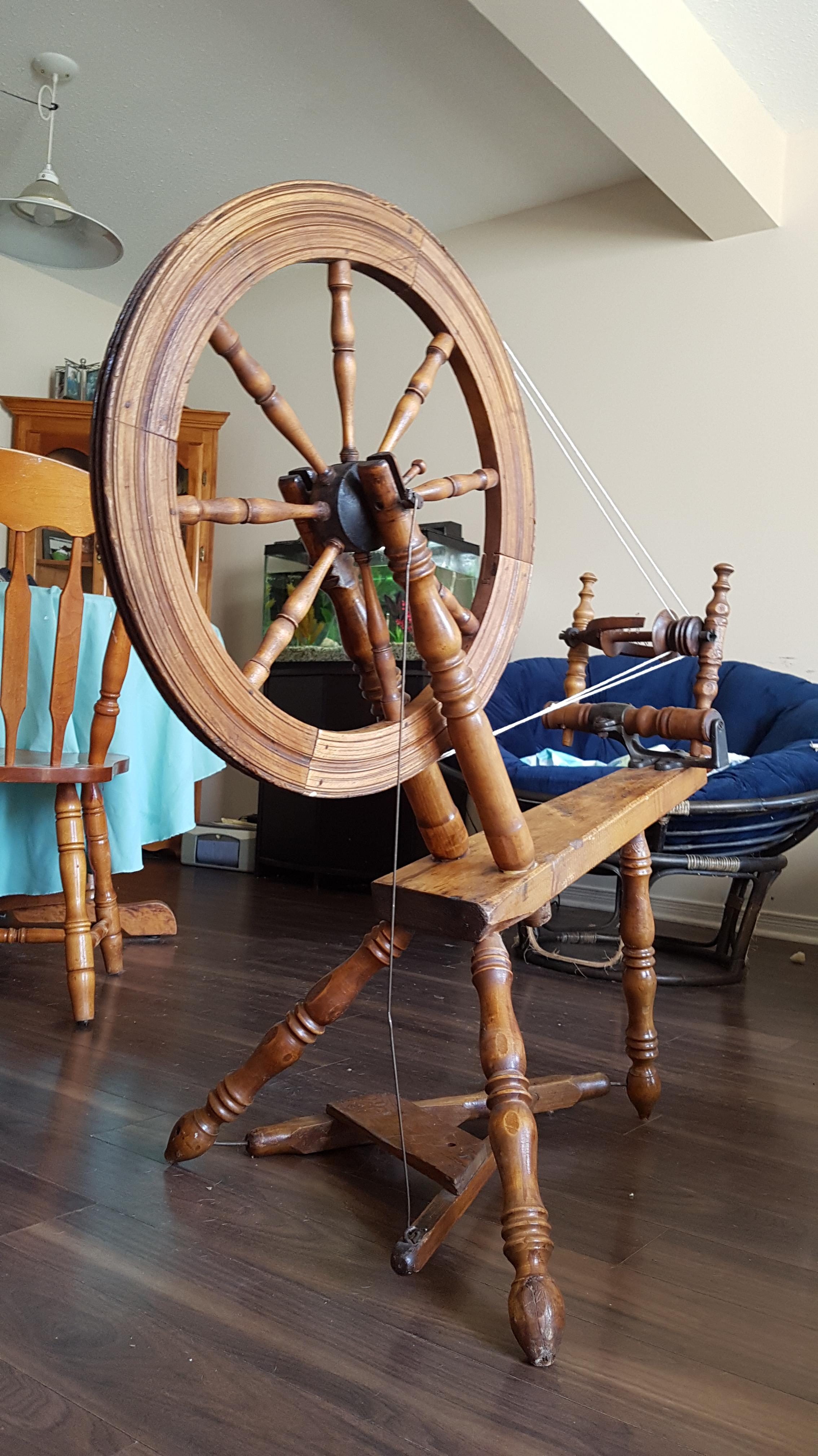 Footman problems? Just got this wheel and it looks like a hanger was used to replace the footman