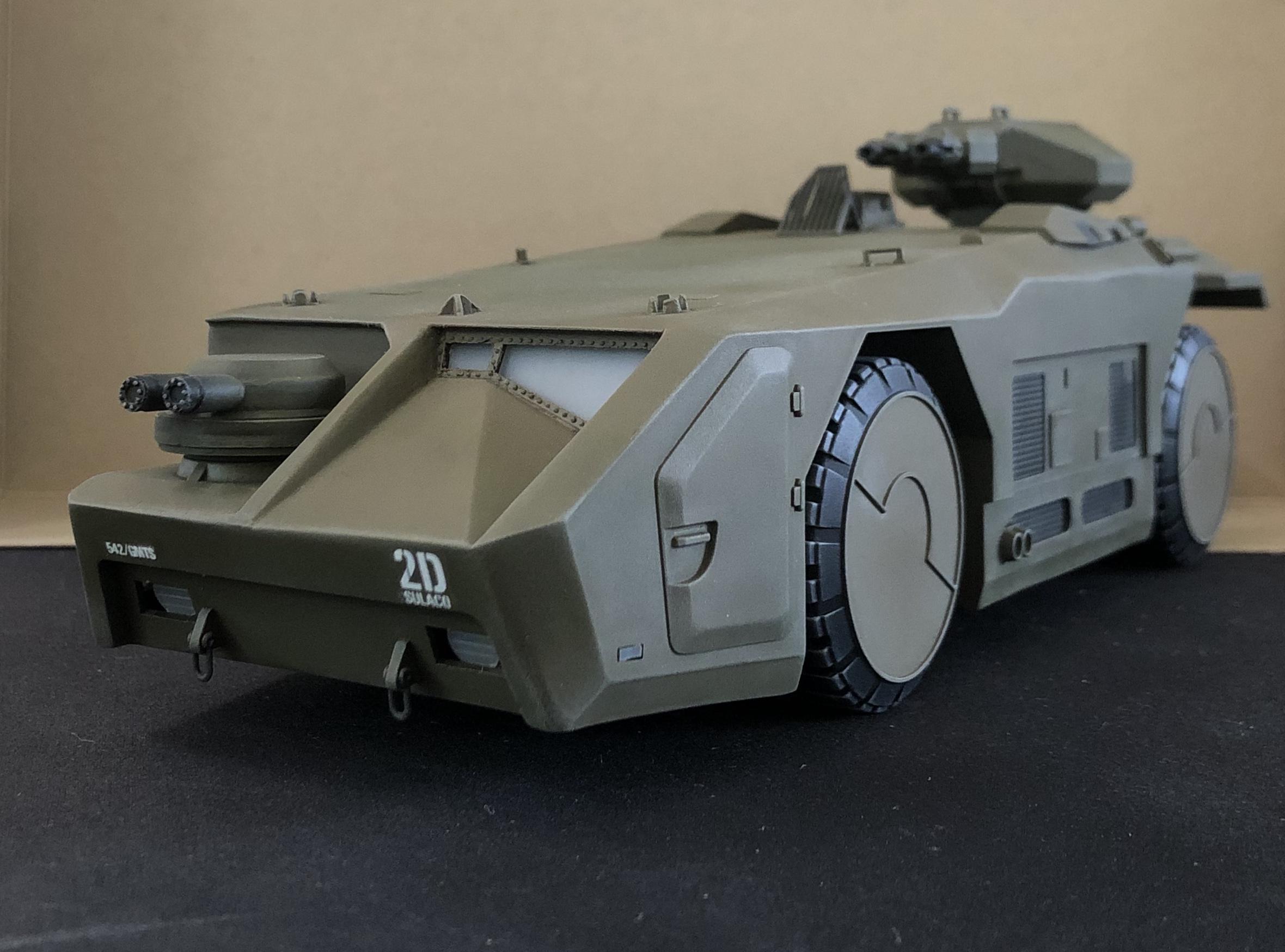 Finally got around to completing this Aliens APC build. r/SciFiModels