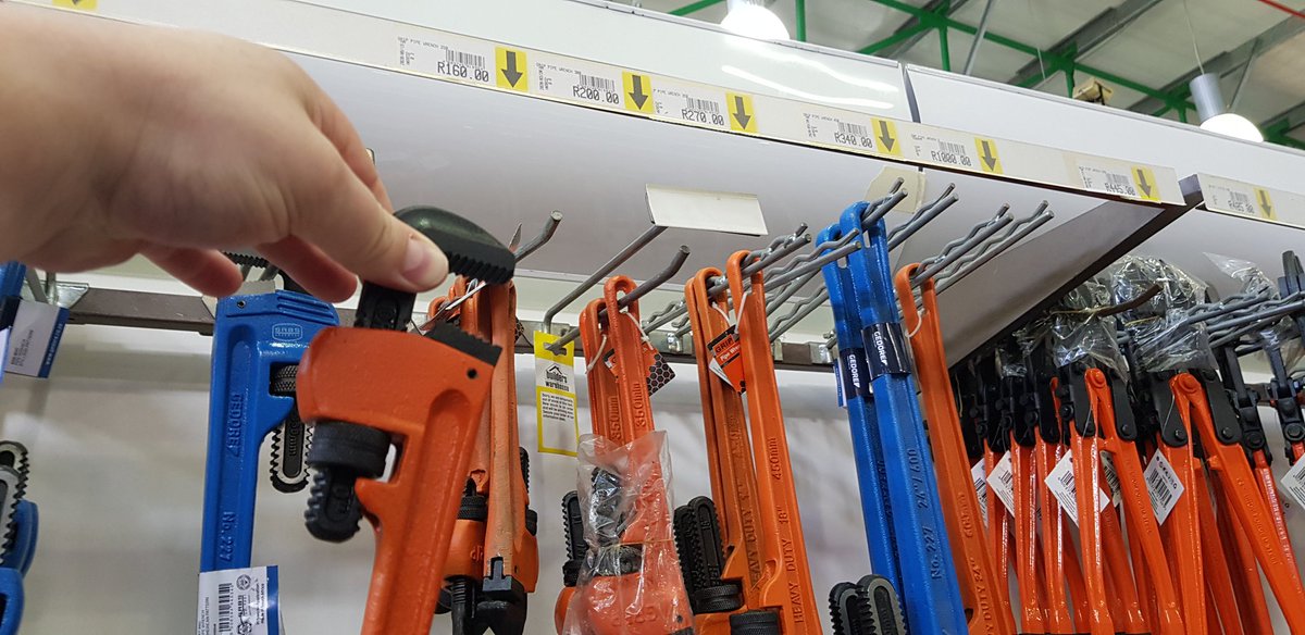 So this is a R200 ( 10USD ) wrench from a typical hardware store in