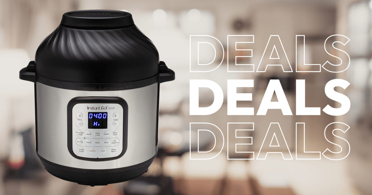 Amazon has the Instant Pot Duo Crisp 8 qt. 11in1 Air Fryer and