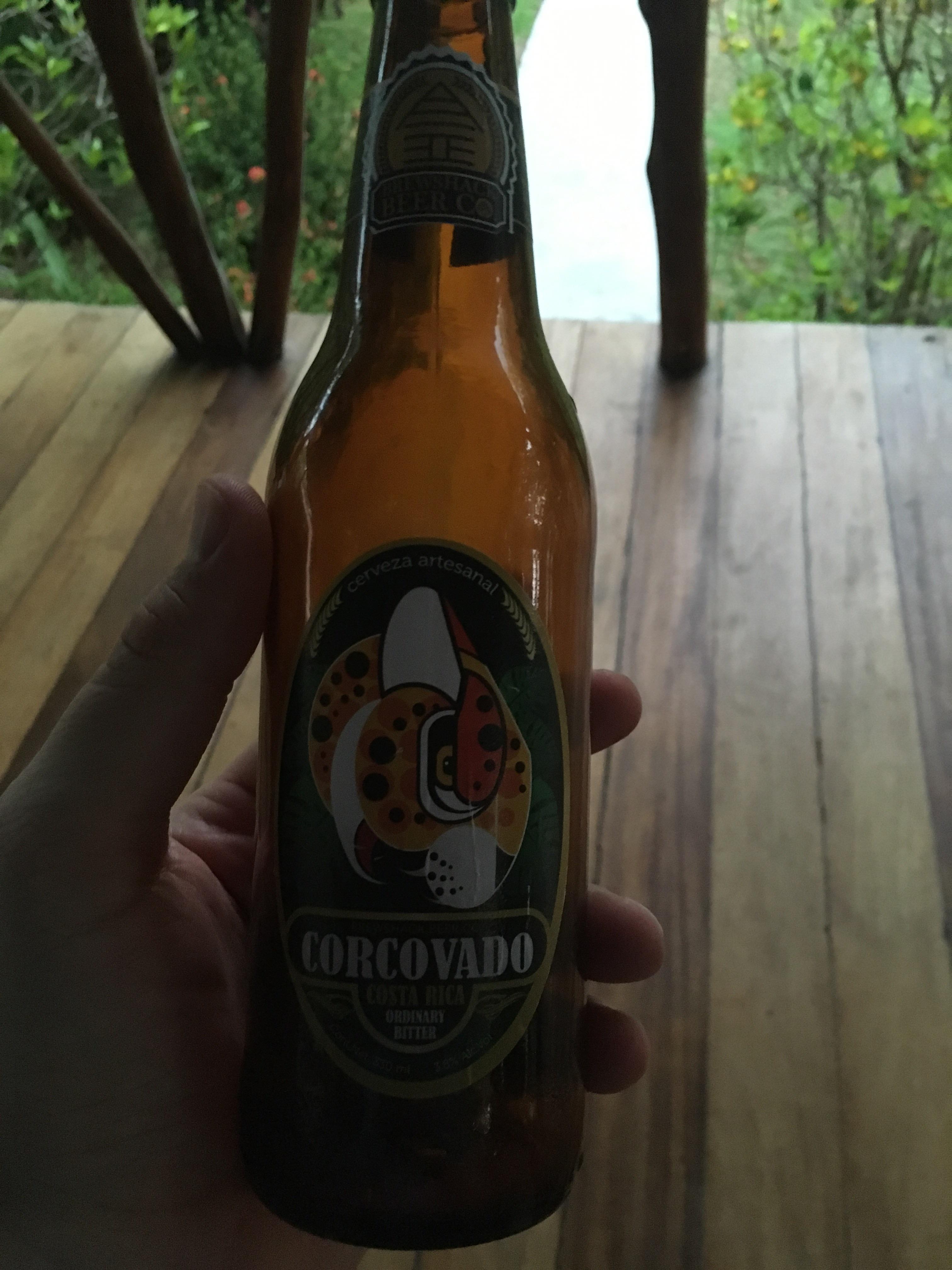 In Costa Rica, pretty sweet label on the local beer. r/Jaguars