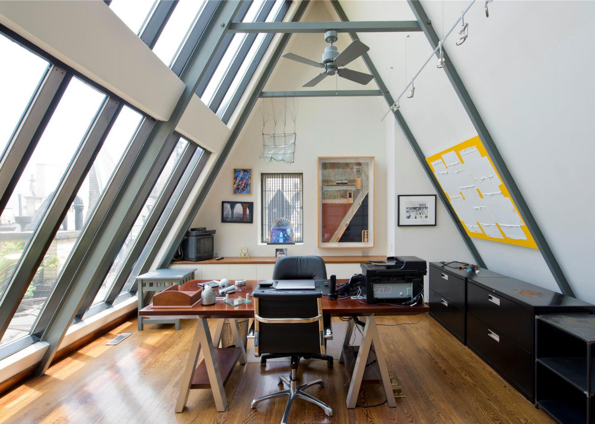 Office of a penthouse apartment in ‘The Dakota’, NYC [2013x1437] r