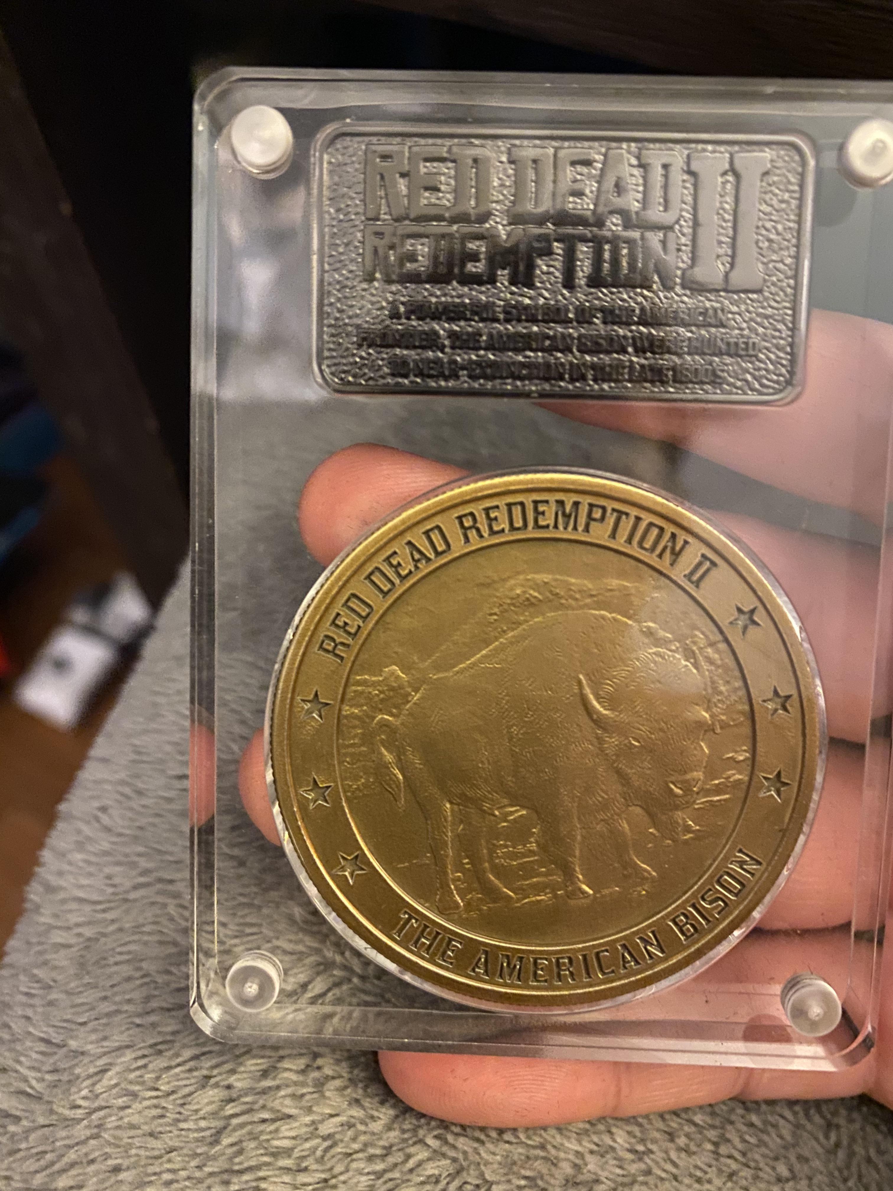 My red dead redemption official coin arrived! r/reddeadredemption