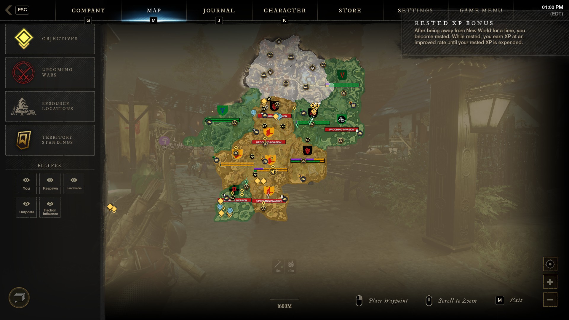 New World Faction Control by Server, Starting With Tritonis r