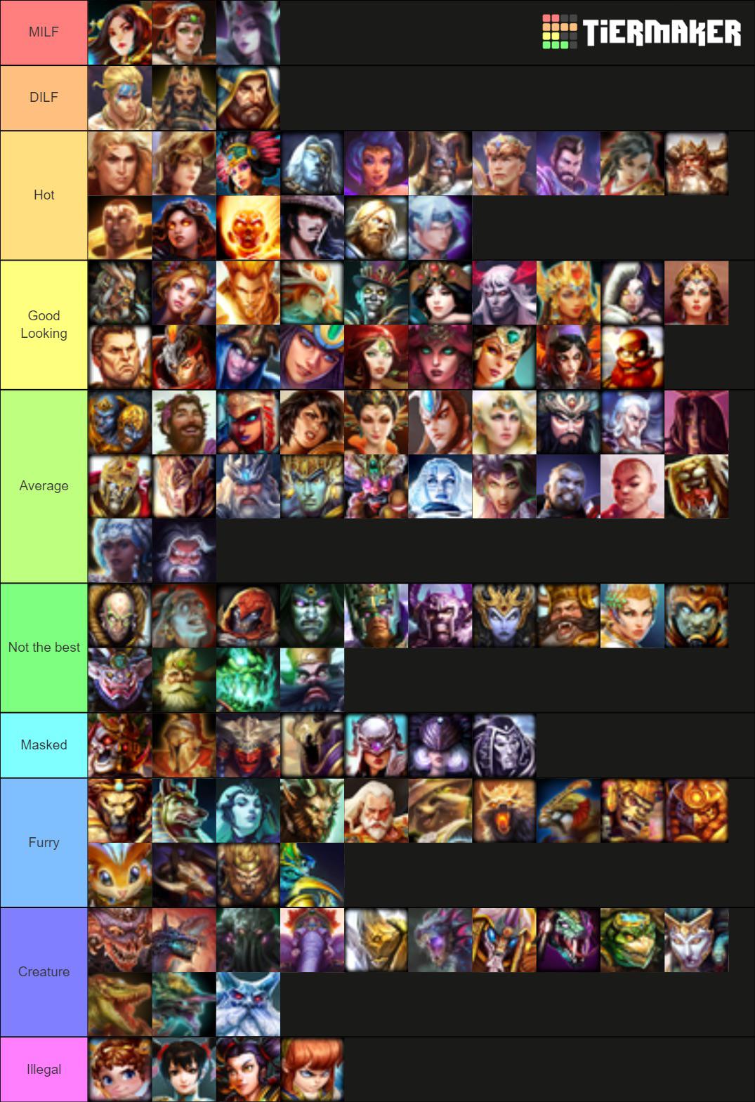 Smite Characters Female