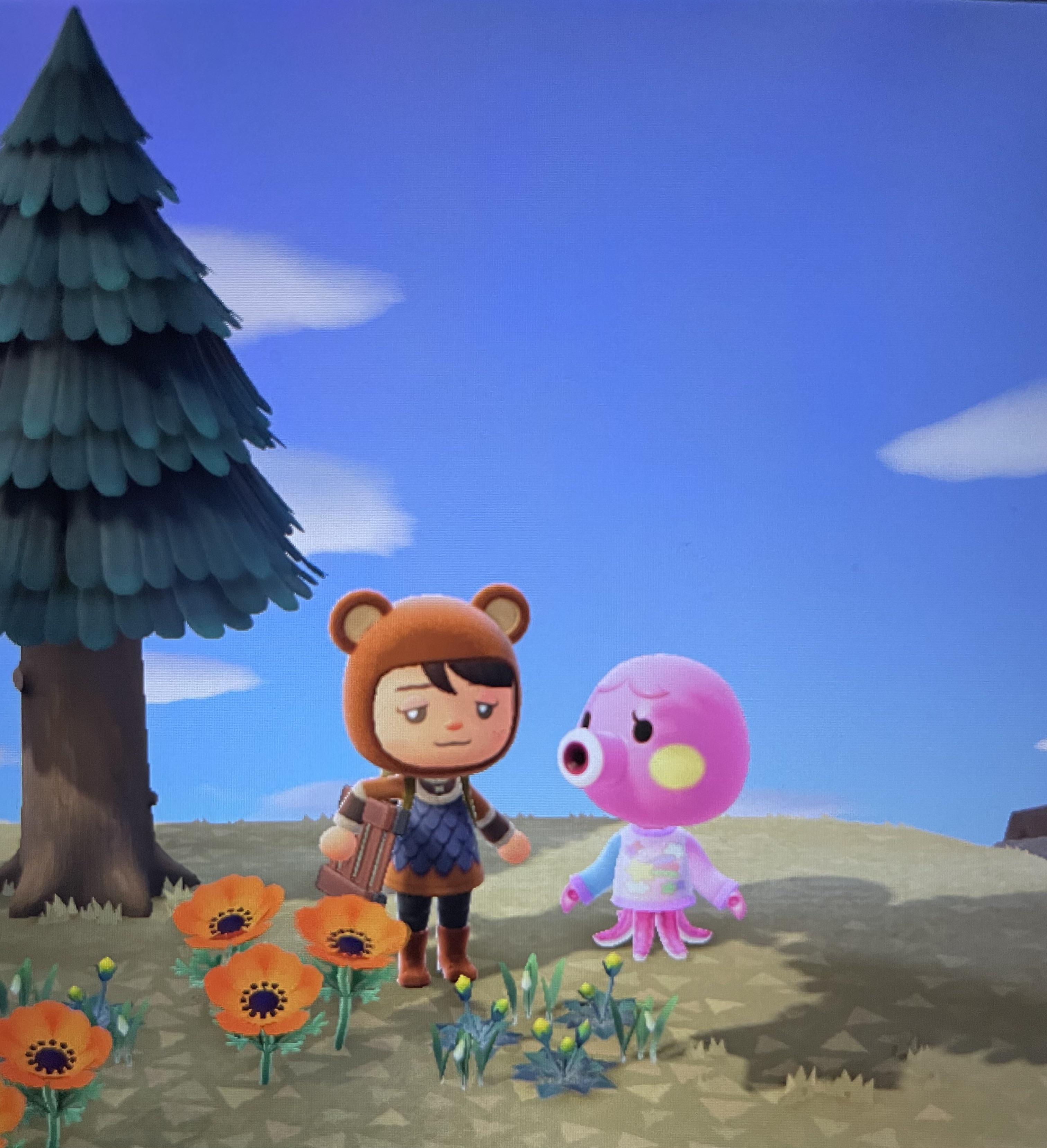 You’re hunting for natural villagers, and you find Marina. What would