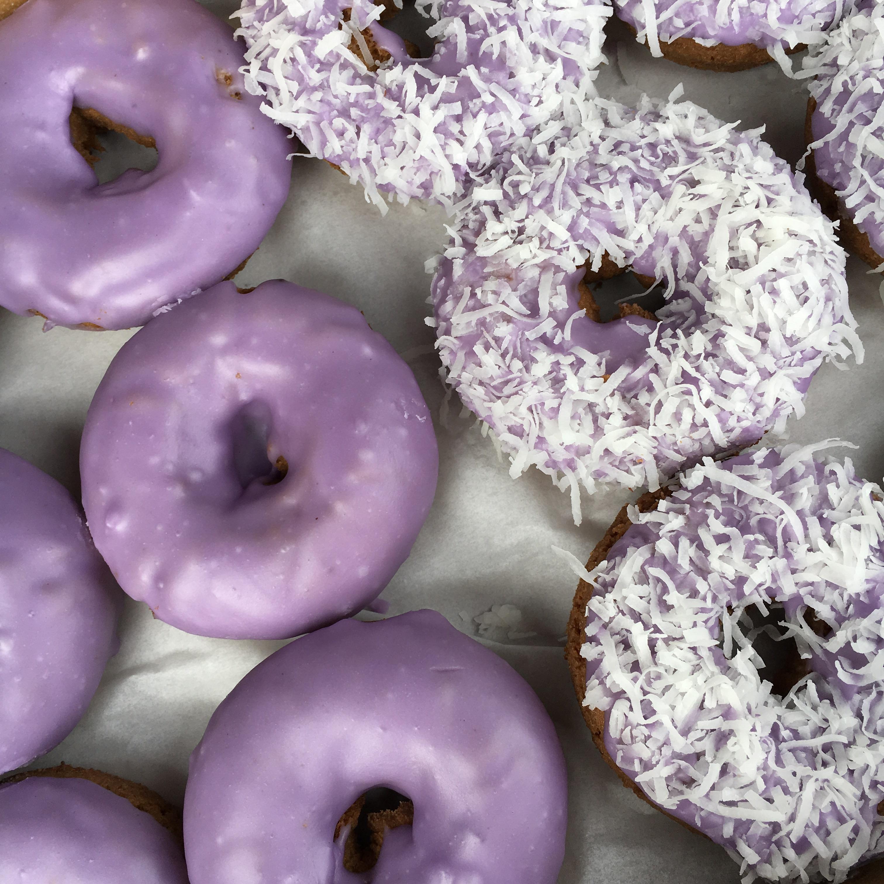 [I Ate] Ube Purple Yam Doughnuts r/food