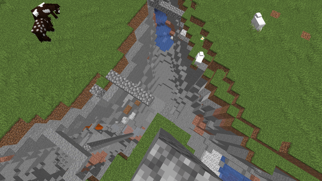 Double crossing ravine. SEED8305520096253331472 Coordinates X61 Y 63