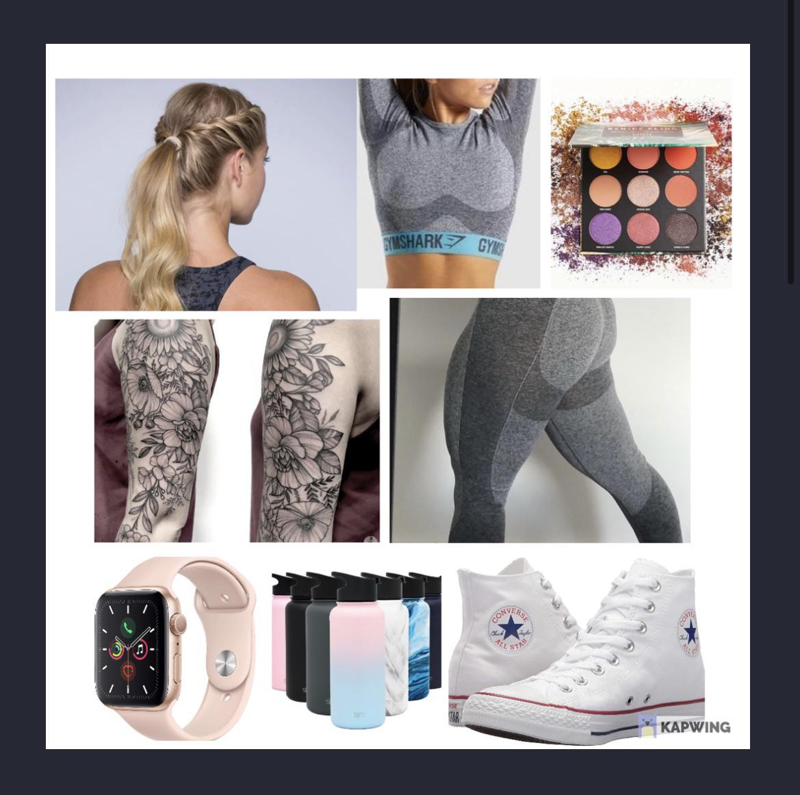 Gym Girl Aesthetics Starter Pack r/starterpacks