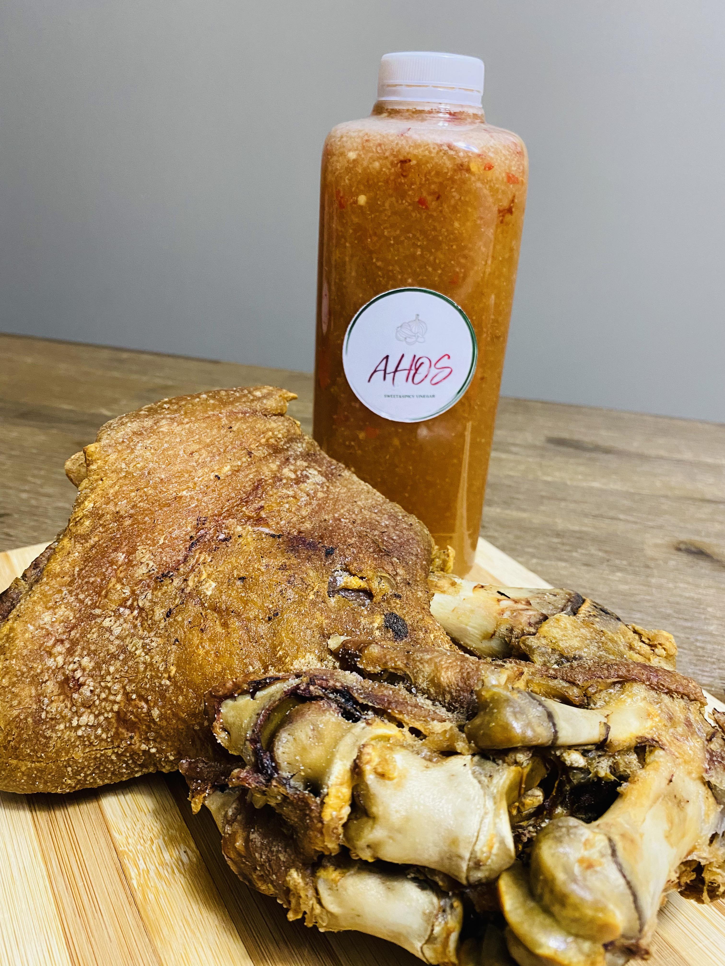 Filipino Crispy pata x Homemade Spiced vinegar (click the link for