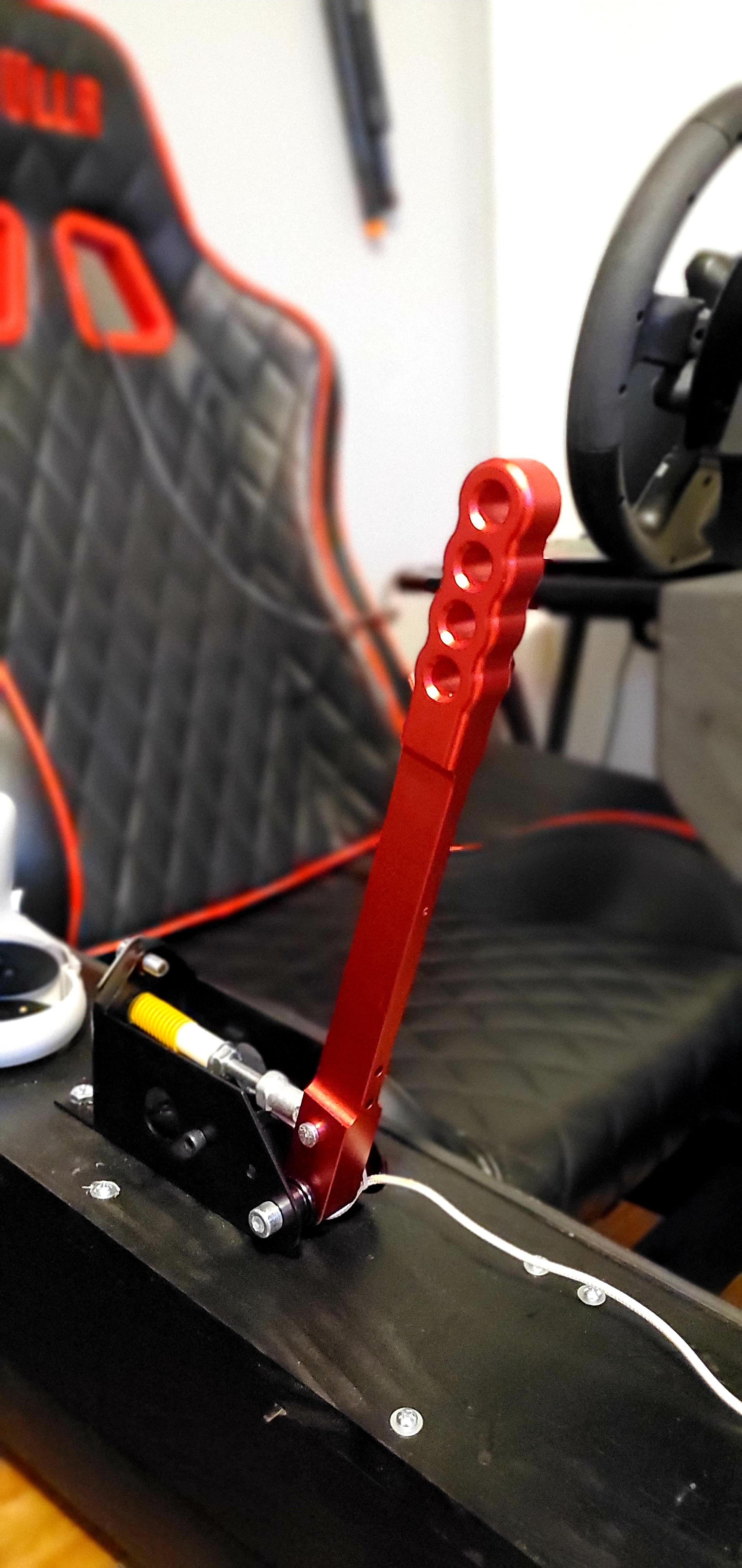 New Handbrake installed on custom wood Rig. Drift sessions just got way