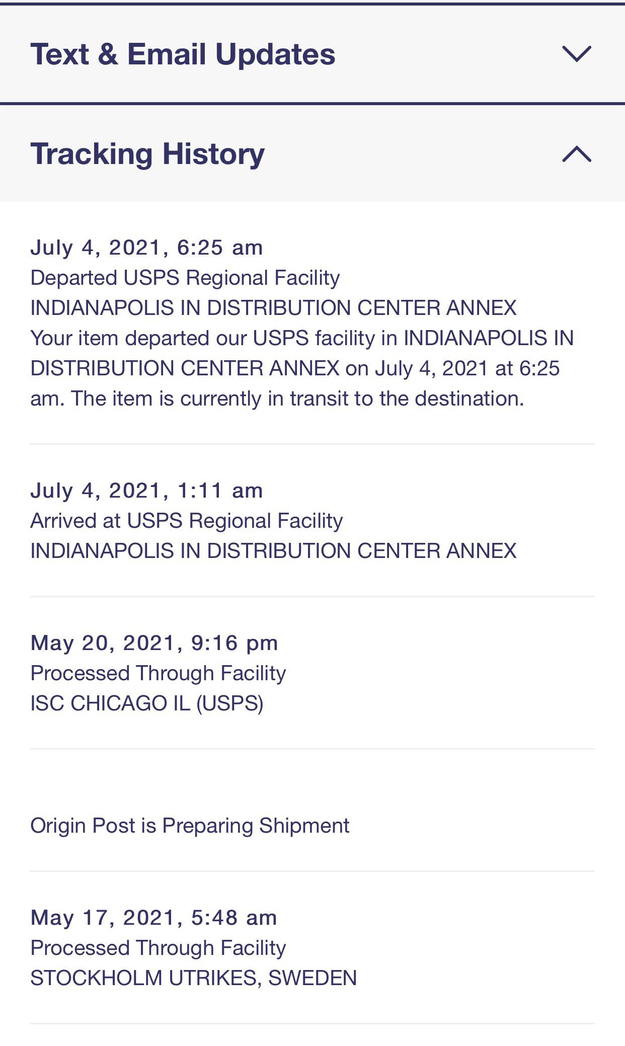 Finally made it out of ISC Chicago after nearly 2 months of waiting