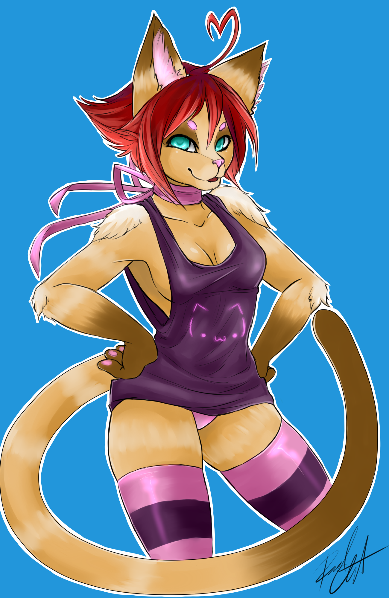 [Q]Cute cat furry I did recently! 3 r/furry