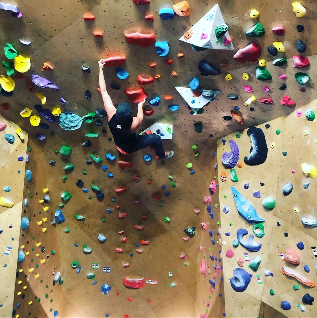 Just started climbing a few weeks ago at Pure Bouldering Gym in