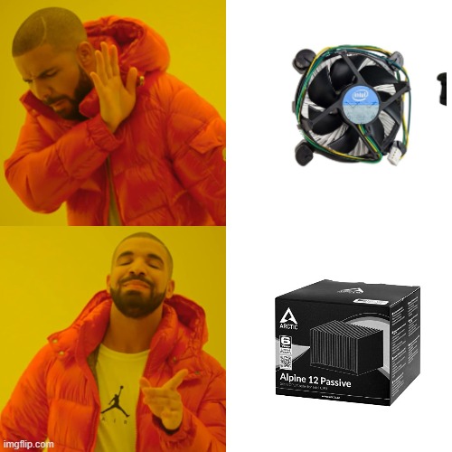 This is how bad I think intel stock coolers are r/pcmasterrace