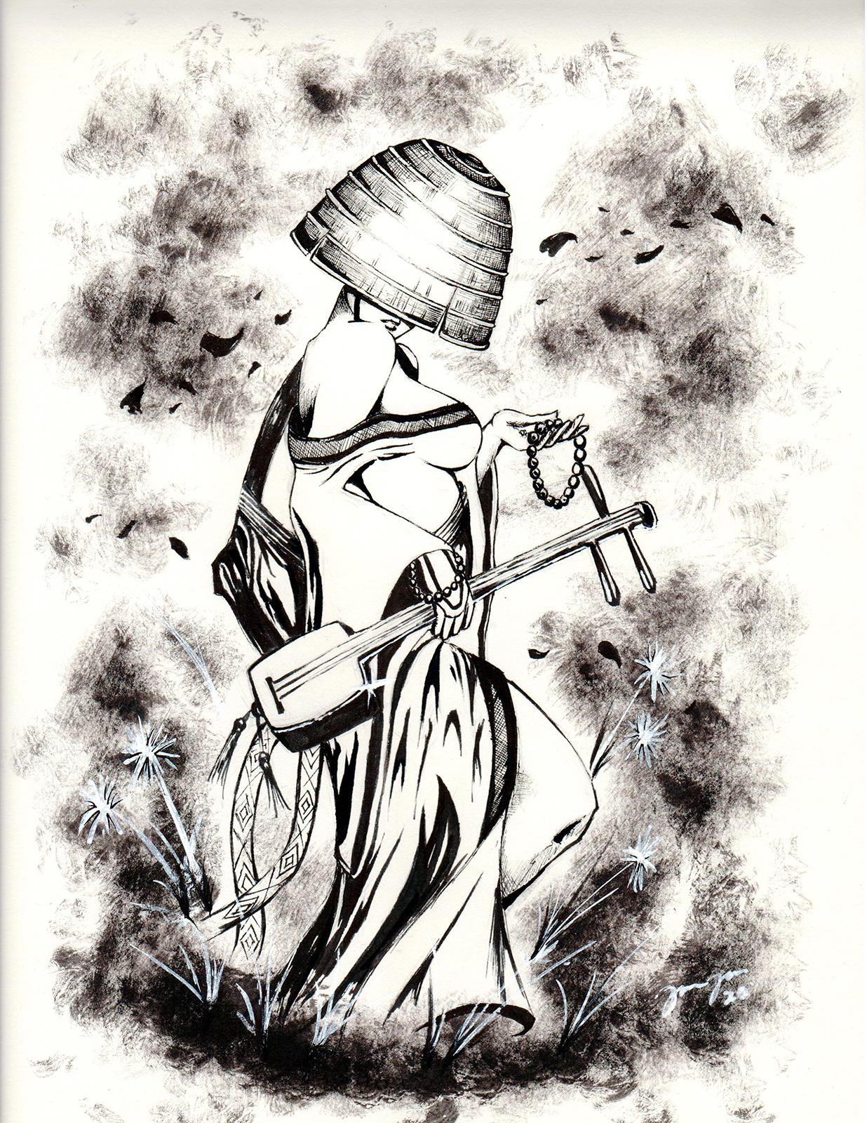 O'rin of the Water doodle by me... Sekiro