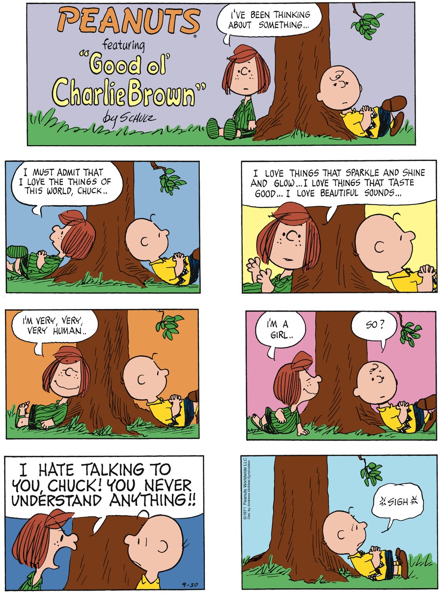 Today's Peanuts Comic Sunday, September 30, 2018 r/peanuts