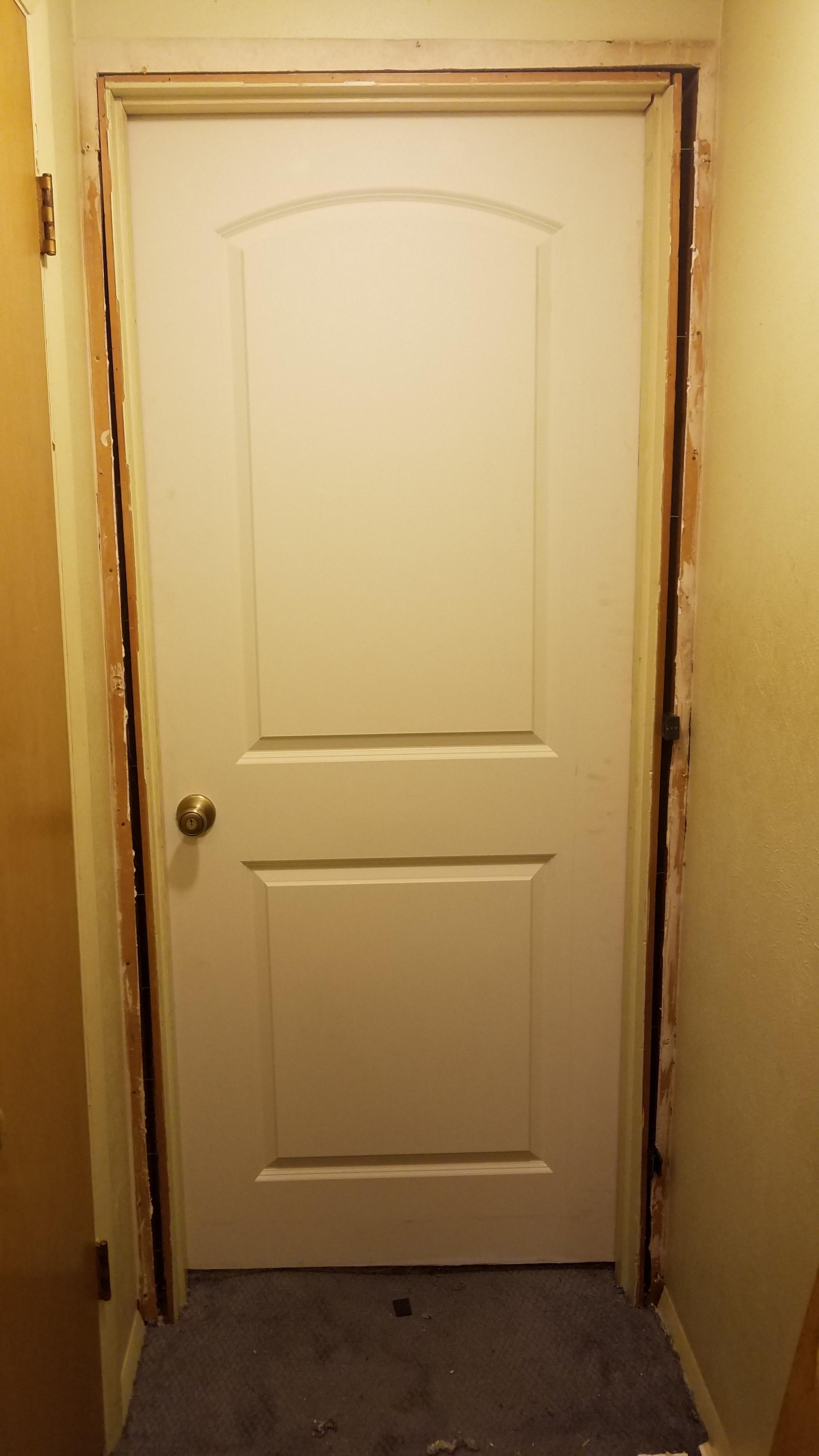 Help. Advice needed replacing a door in a wonky opening. DIY