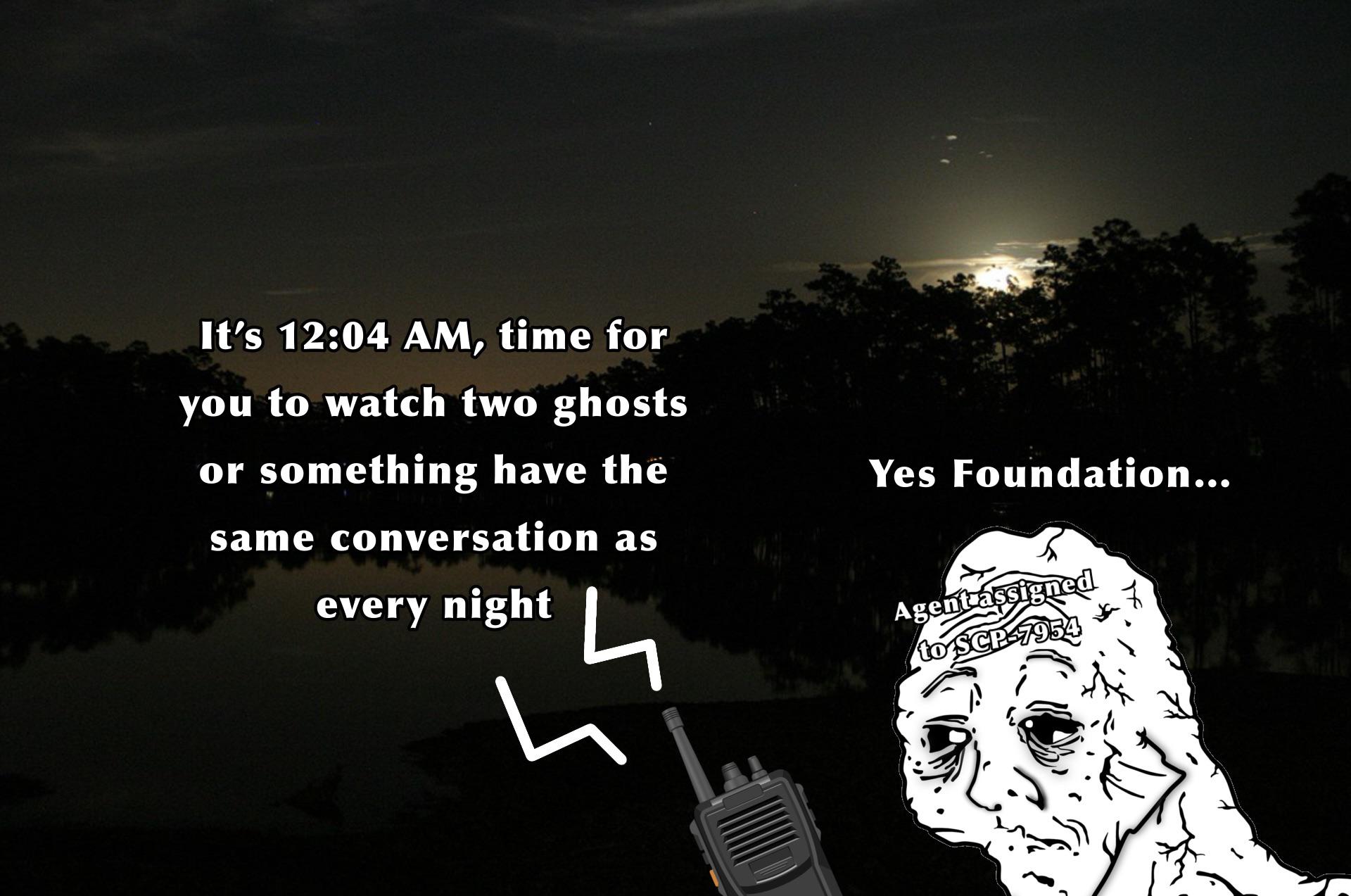 Man can’t I just sleep instead? SCP7954 r/DankMemesFromSite19