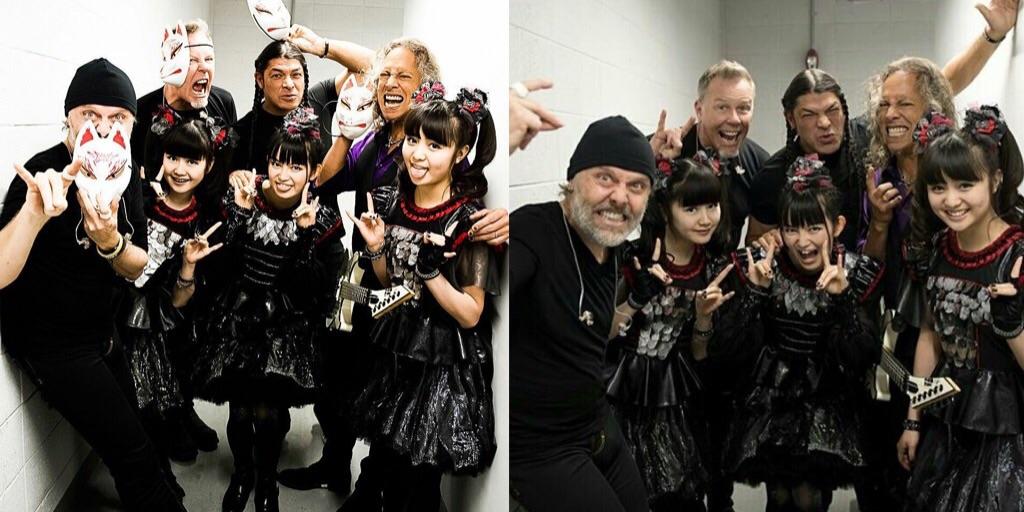 BABYMETAL & Metallica! I would love to see them perform together! Glad