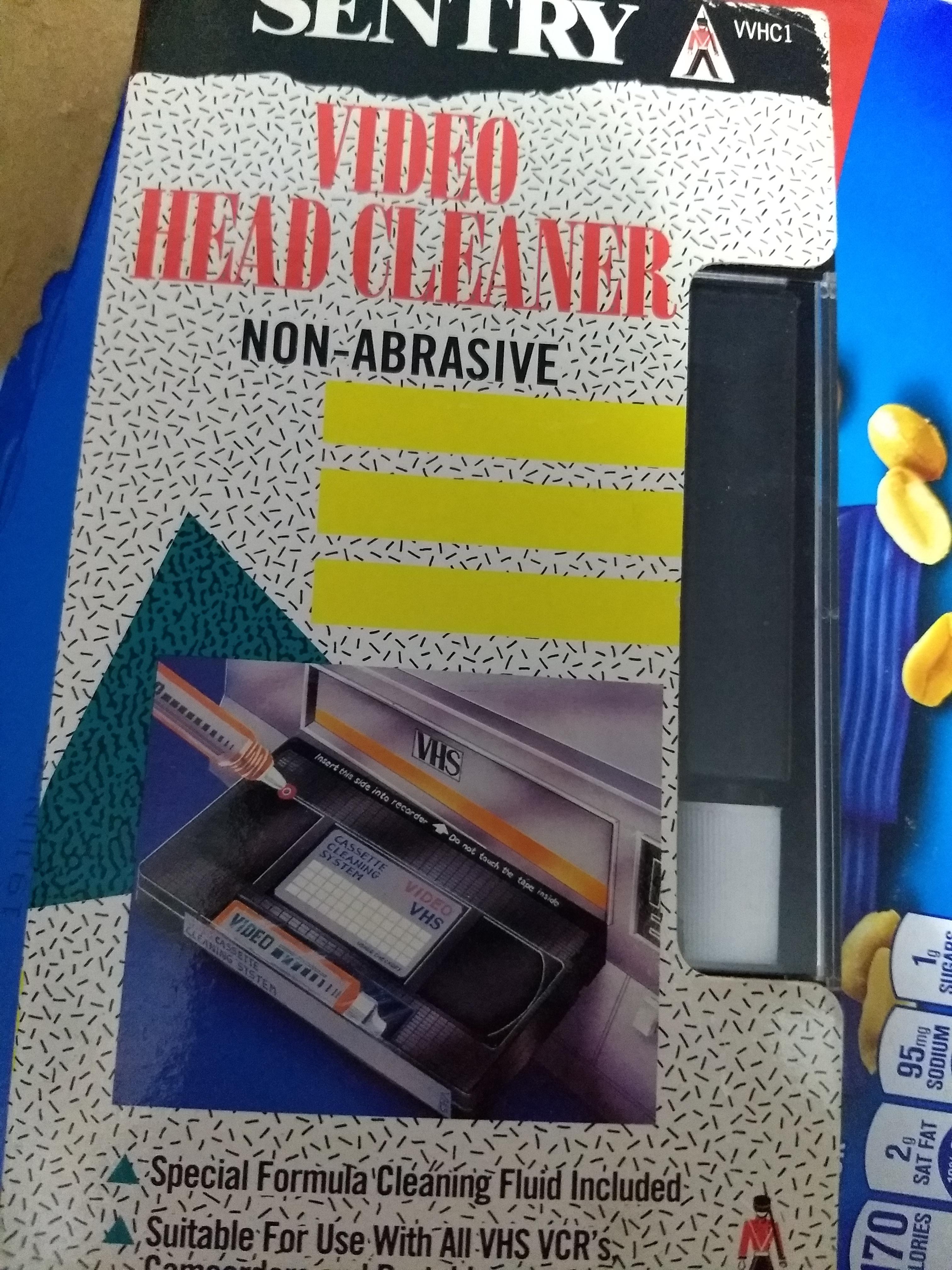 VCR cleaning kits have underappreciated cover art r/VHS