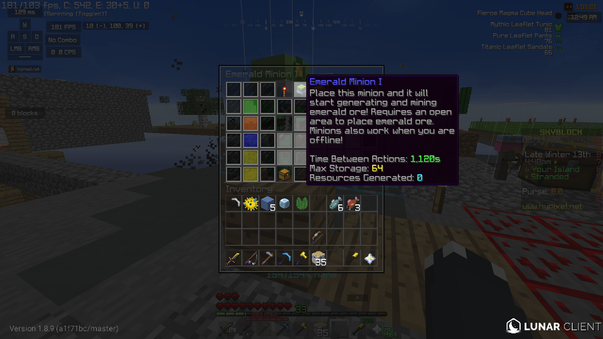 Whose idea was for the emerald minions to do something every 18 minutes and 40 seconds? r