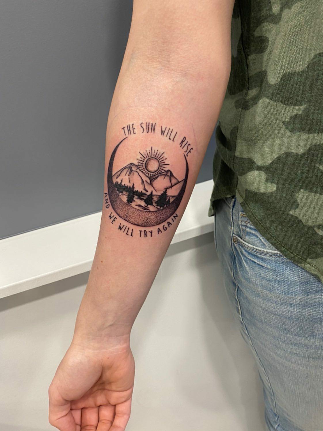 Got this done today by Kaitlin Herd at Inked Angels Tattoo shop in