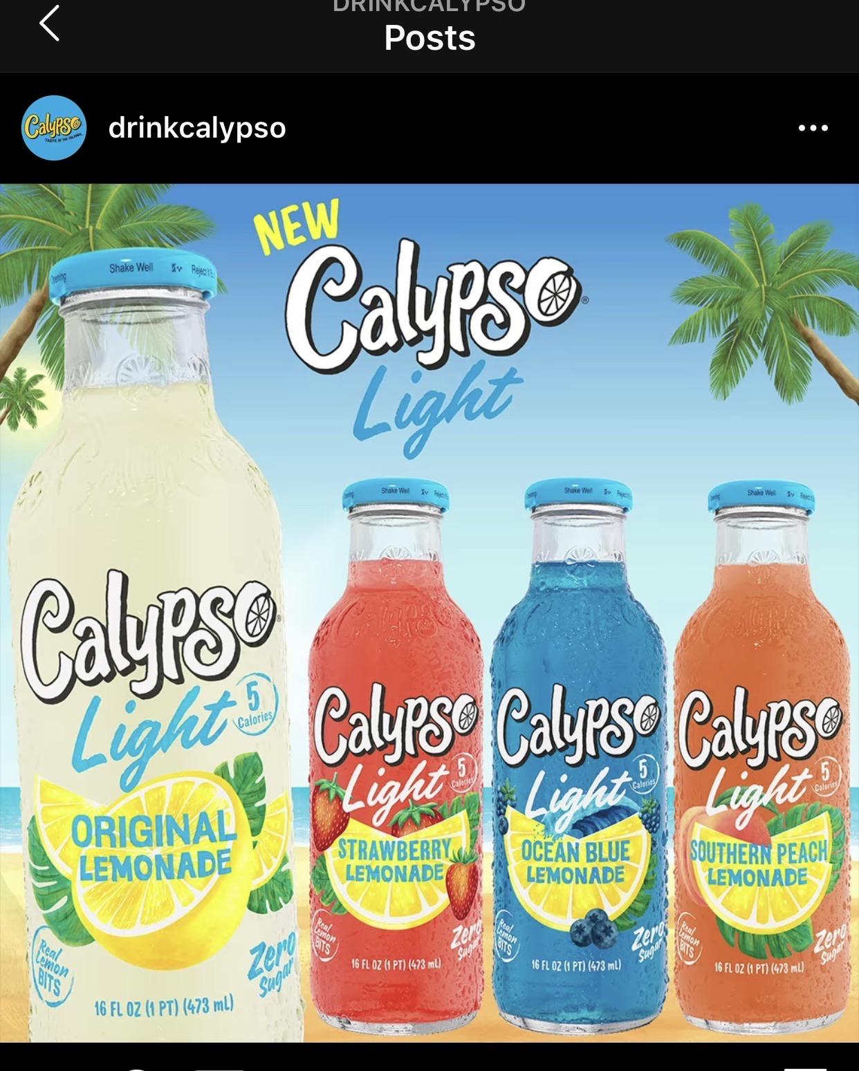 Calypso light!!!! This is my favorite drink but they are like 250