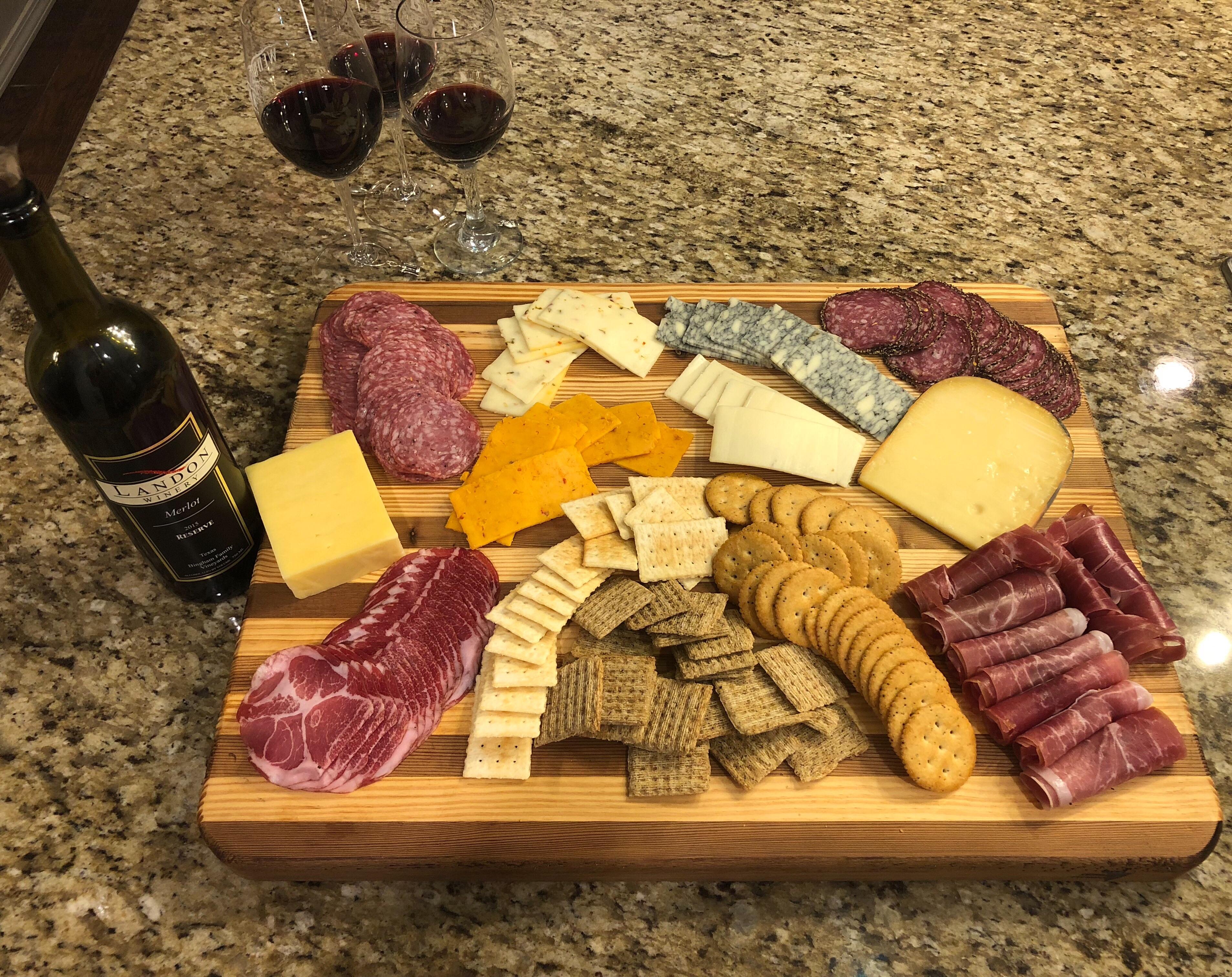 [Homemade] Prewedding Meat and Cheese Board r/food
