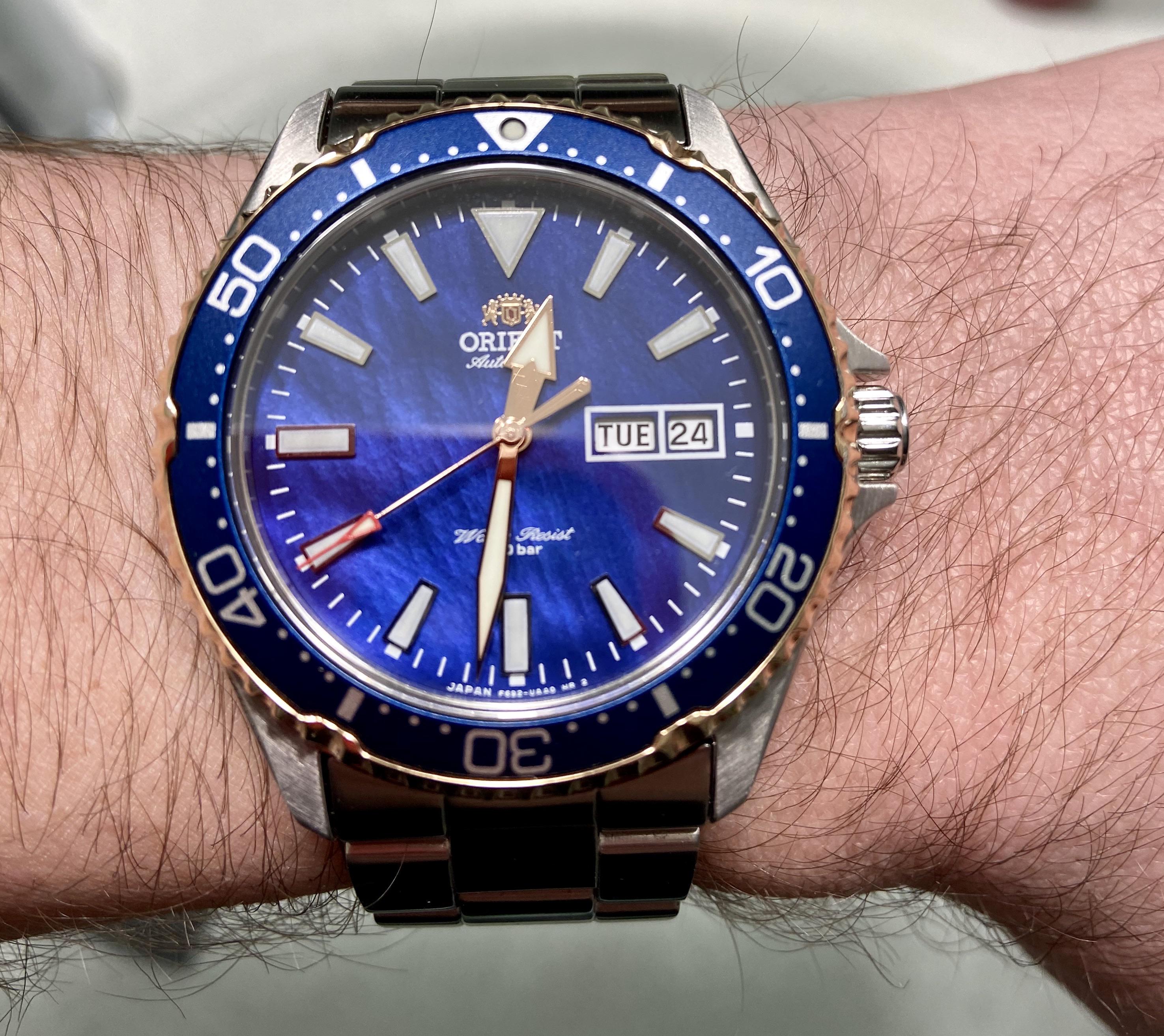 [WTS] Orient Kamasu Limited Edition 1169/2000 with seatbelt NATO and