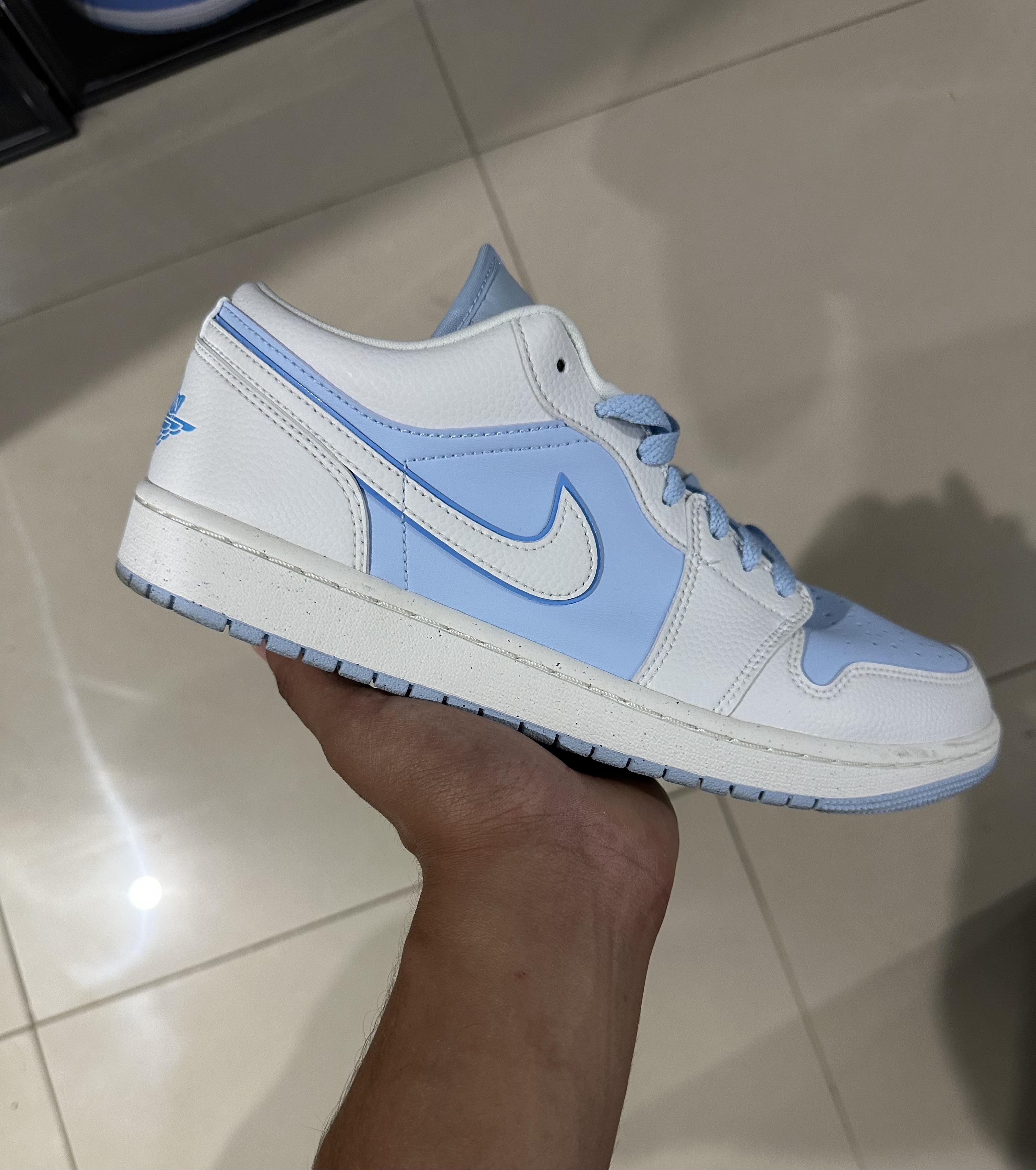 Jordan 1 Low ice blue Authentic ¥599 from Kinstor r/repweidiansneakers