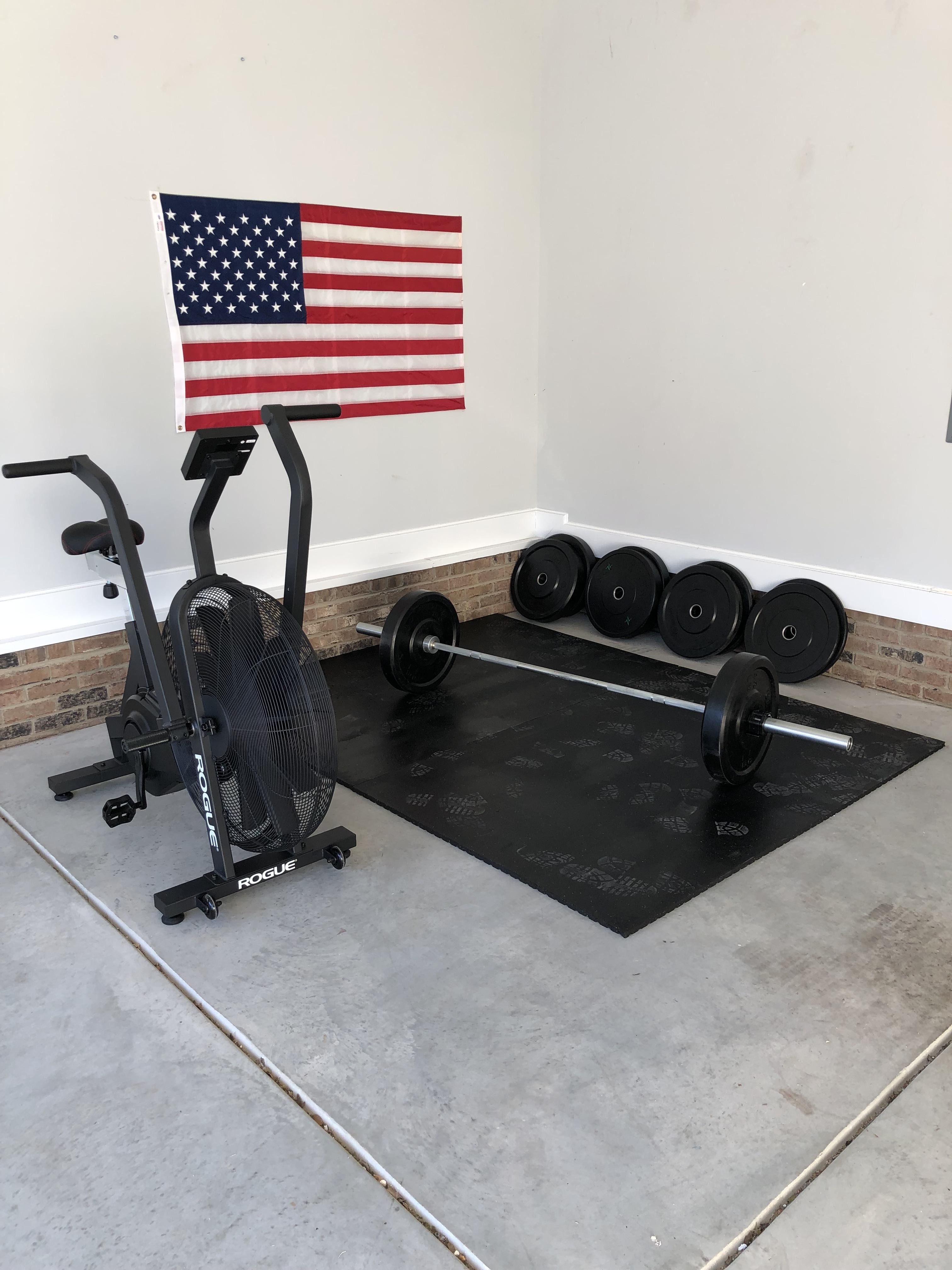It’s not much, but it’s mine. Power rack and bench next on the list