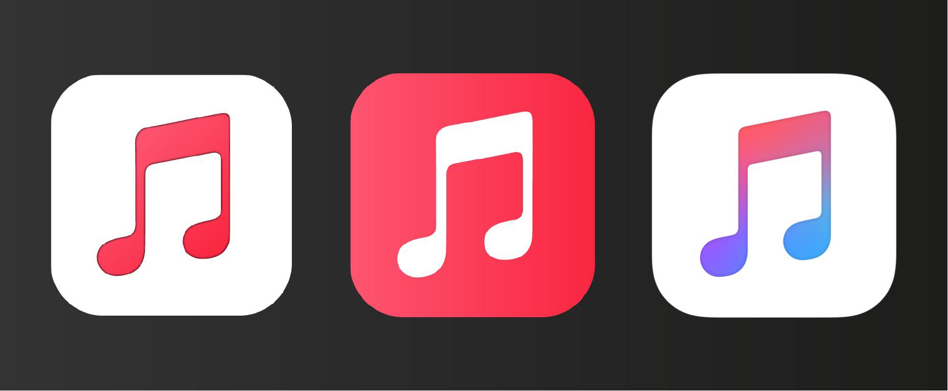 Mi version of Music Icon vs iOS 14 vs iOS 13 r/AppleMusic