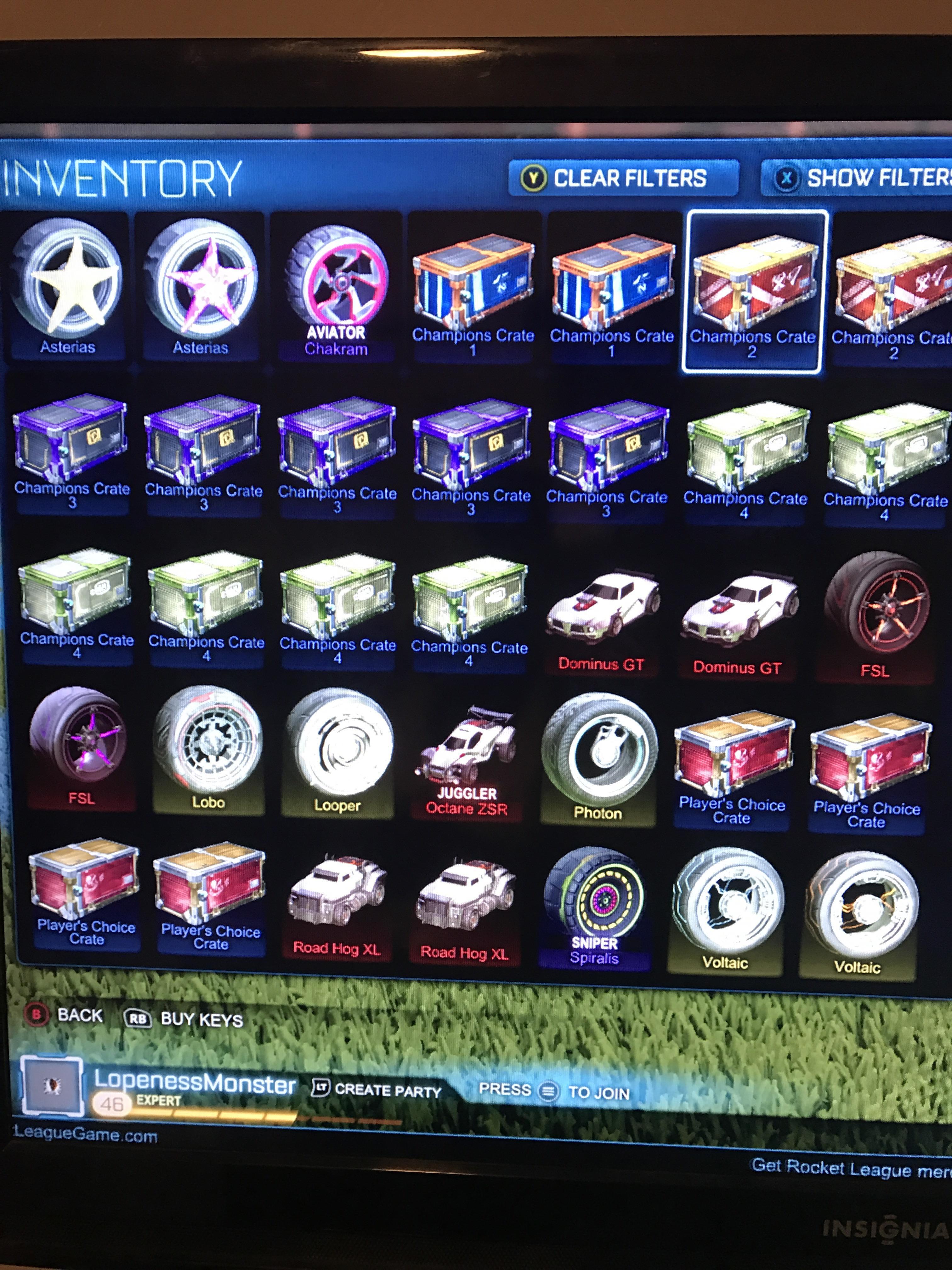 [Xbox] Want offers r/rocket_league_trading