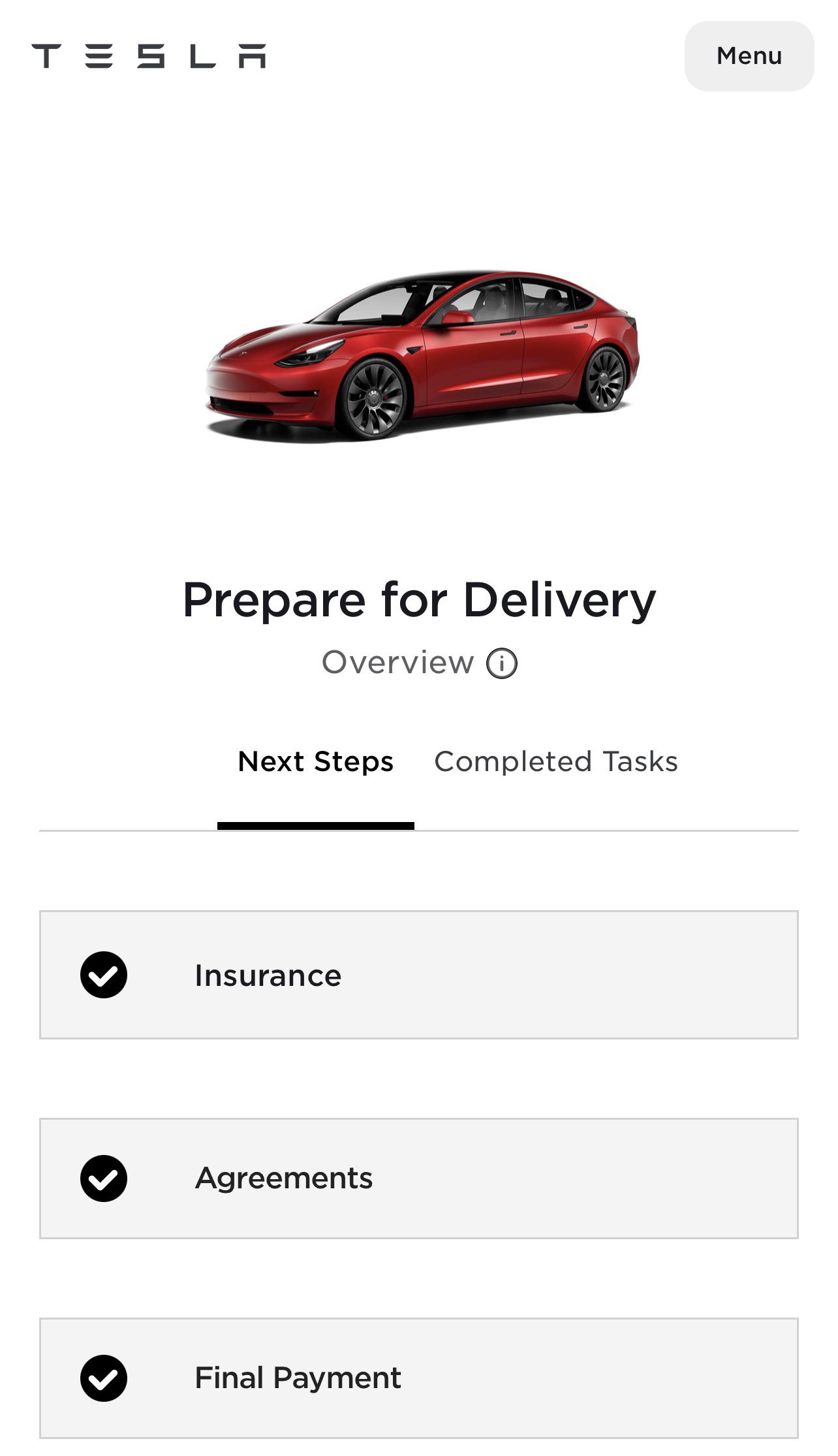Delivery appointment scheduled for tomorrow morning r/TeslaModel3Delivery