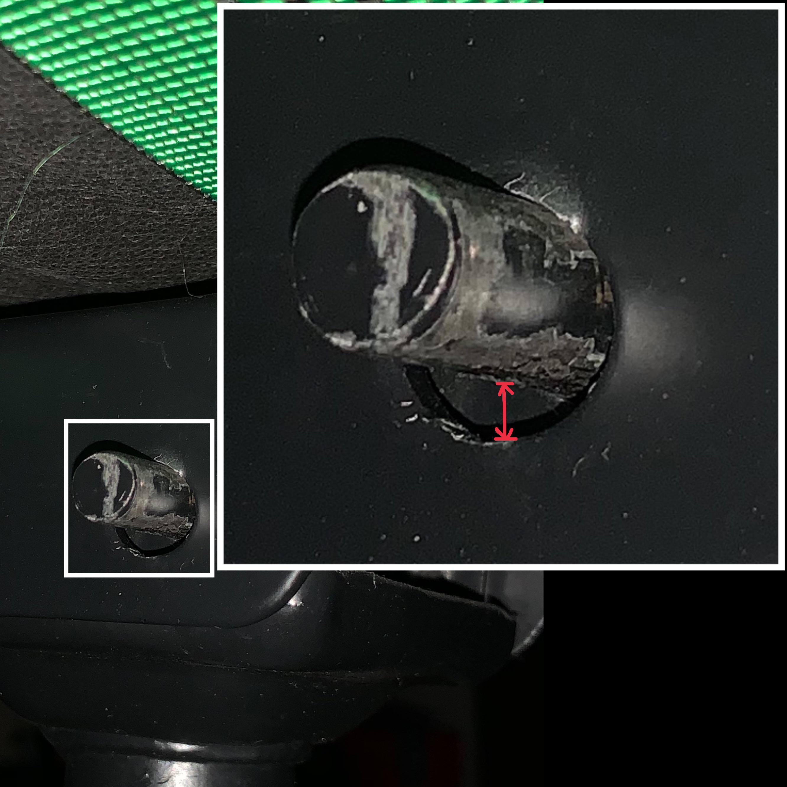 My gaming chair is getting wobbly, and I looked under it and noticed