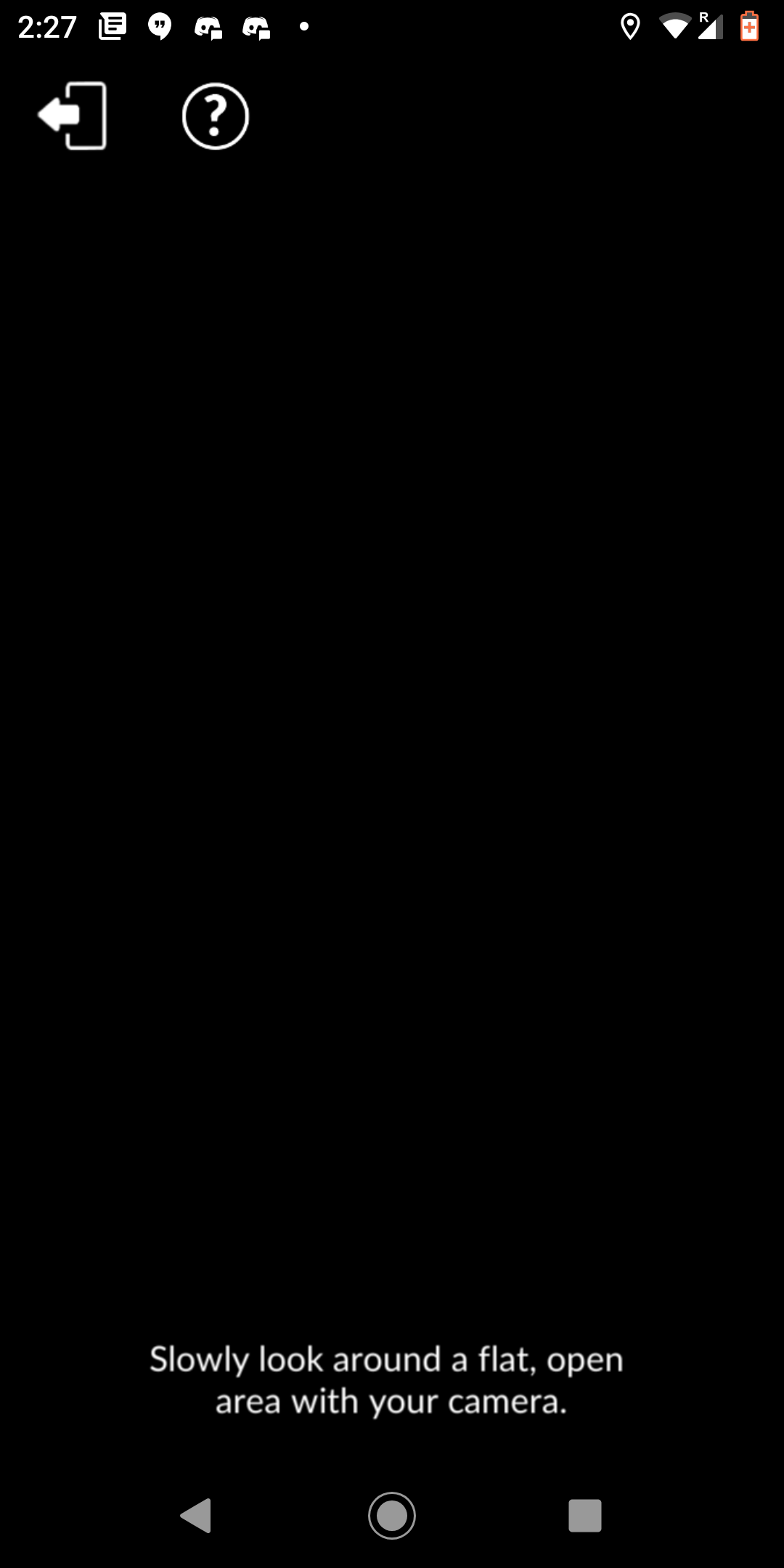 While I was trying to take a photo of Eevee for the JumpStart Research quest, all I get is this