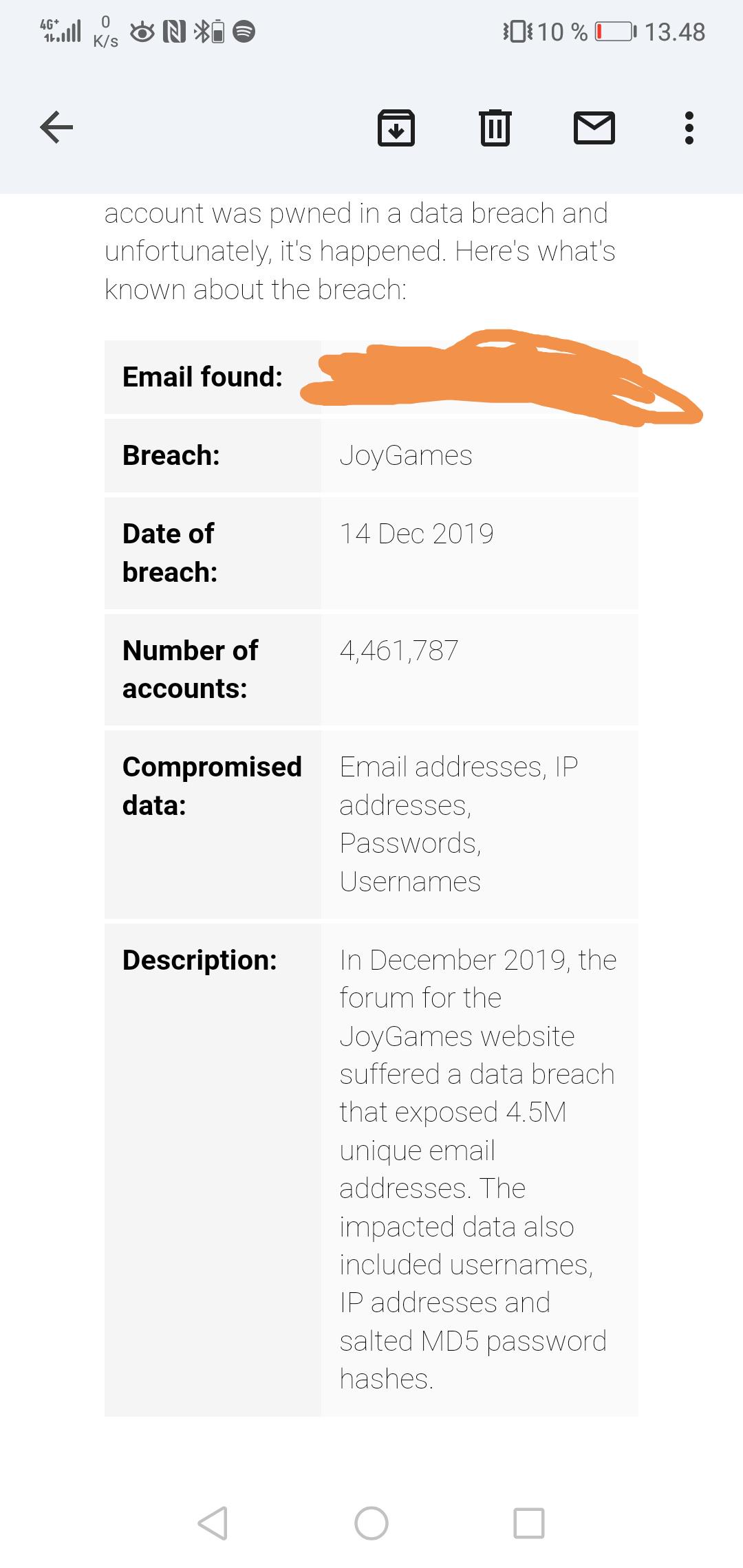 Hello there I need bit help on being data breached. r/SomeOrdinaryGmrs