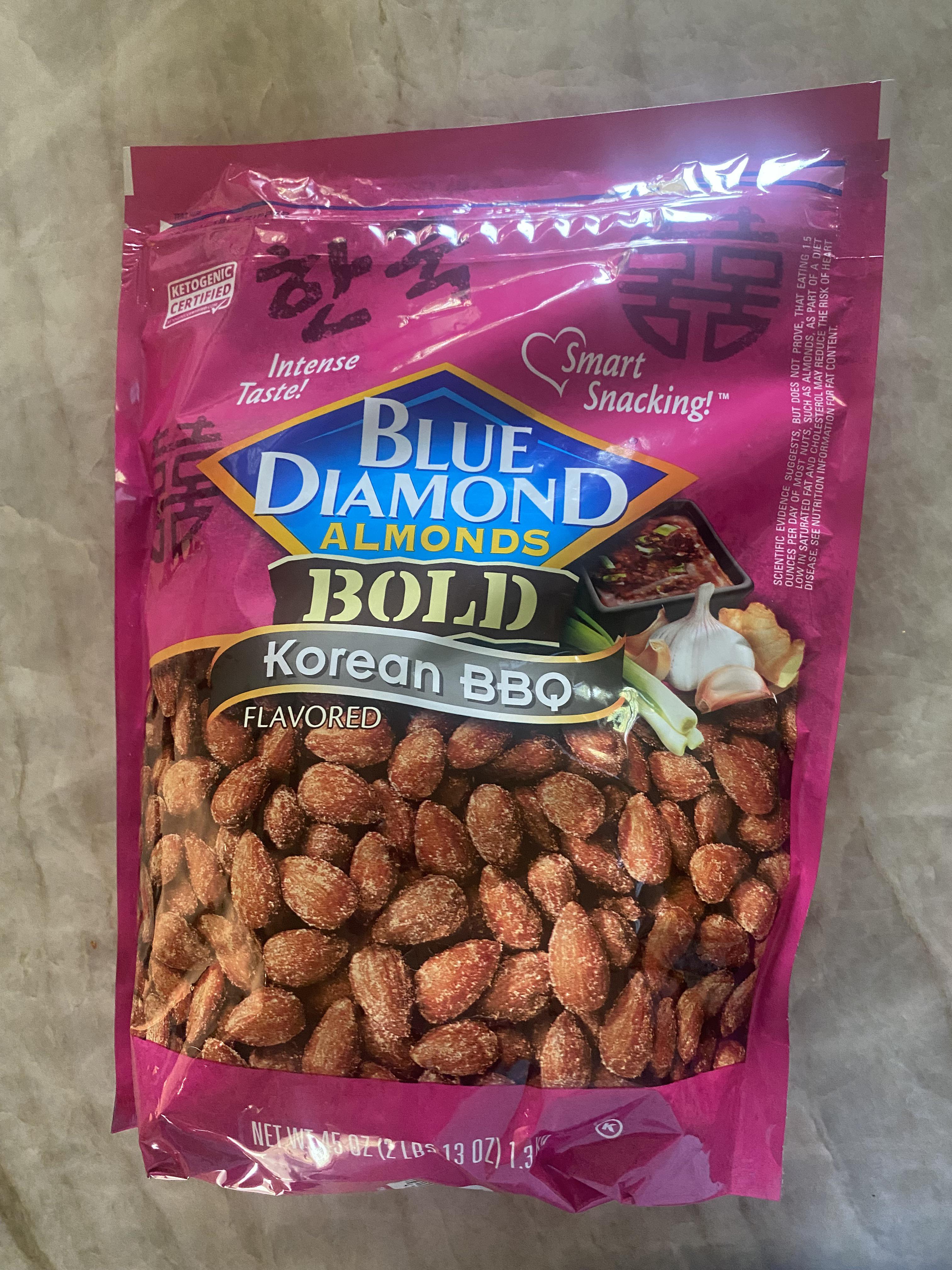 Korean BBQ Blue Diamond Almonds r/Costco