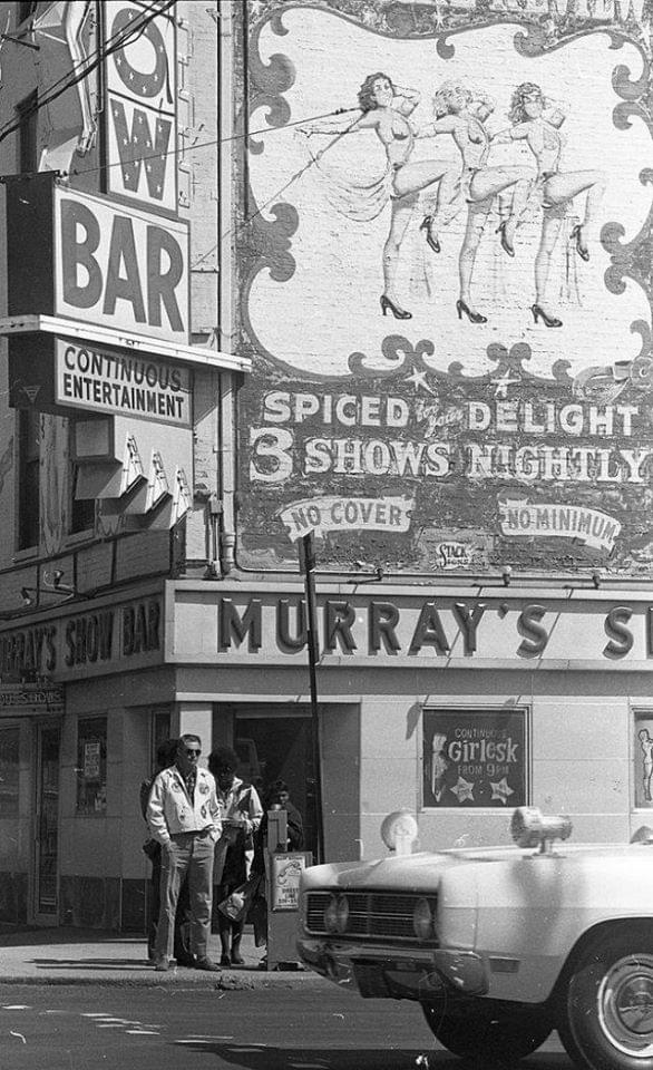 Outside “Murray's Show Bar" in Baltimore. Maryland...1970s r/TheWayWeWere