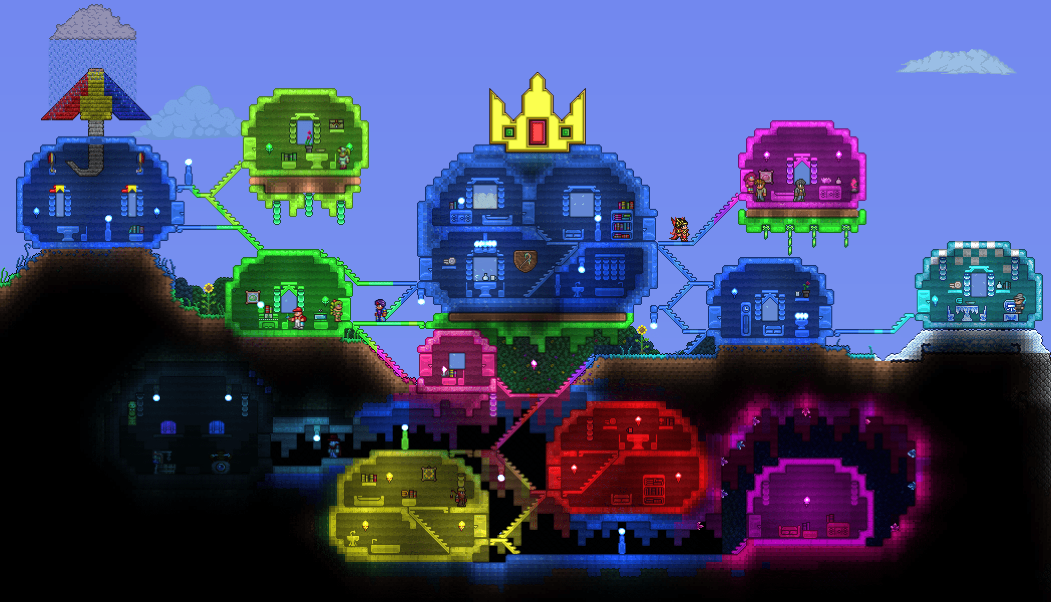 Slime Village r/Terraria