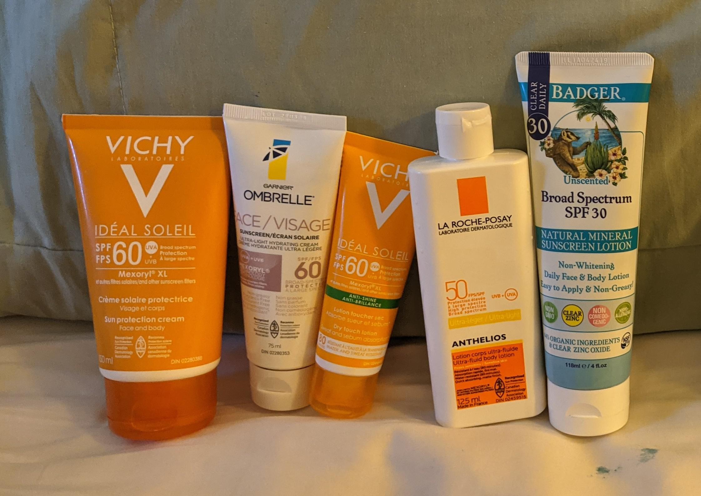 North American (mostly Canadian) sunscreens that I like D r/CanSkincare