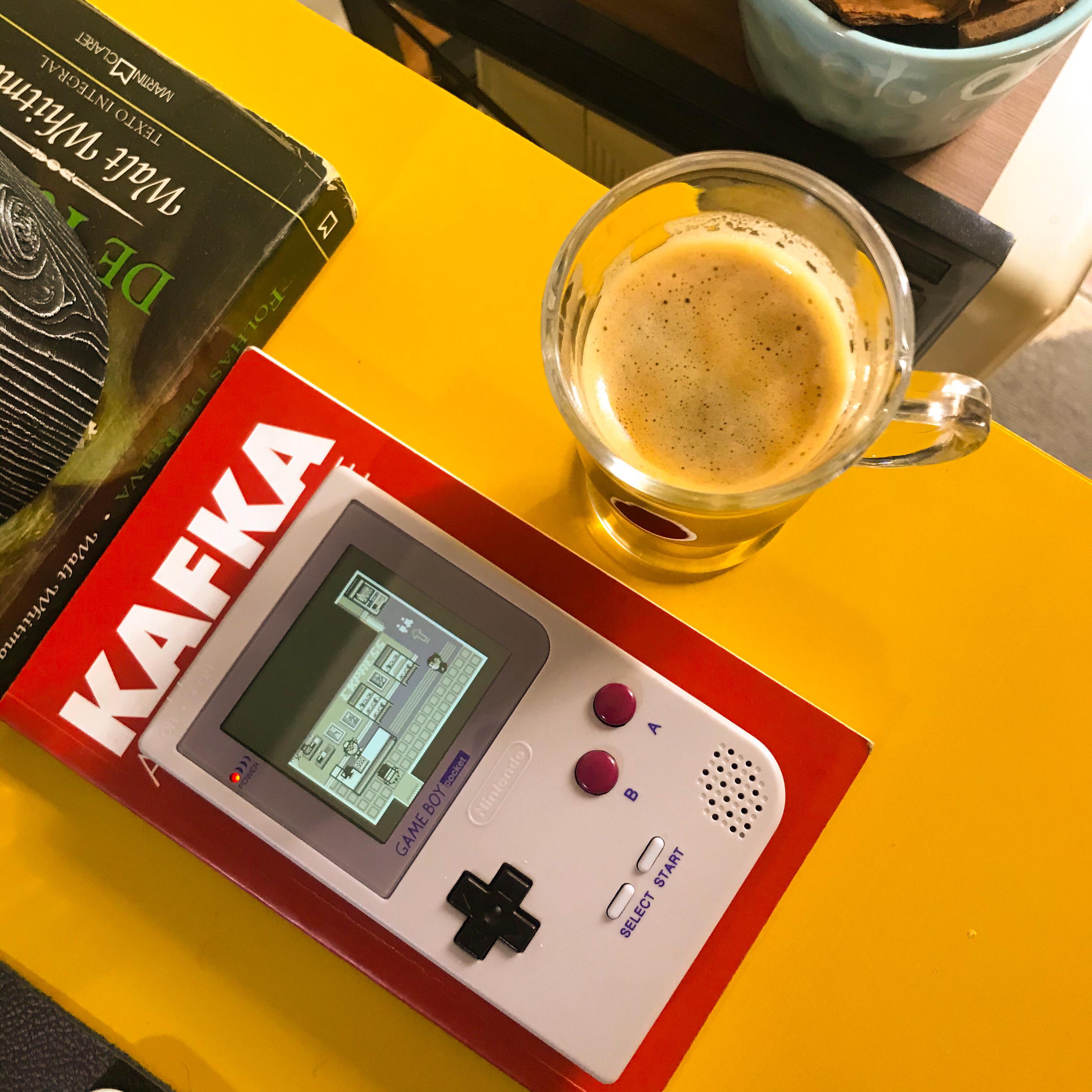 Gameboy and coffee. Very addictive companion. r/Gameboy