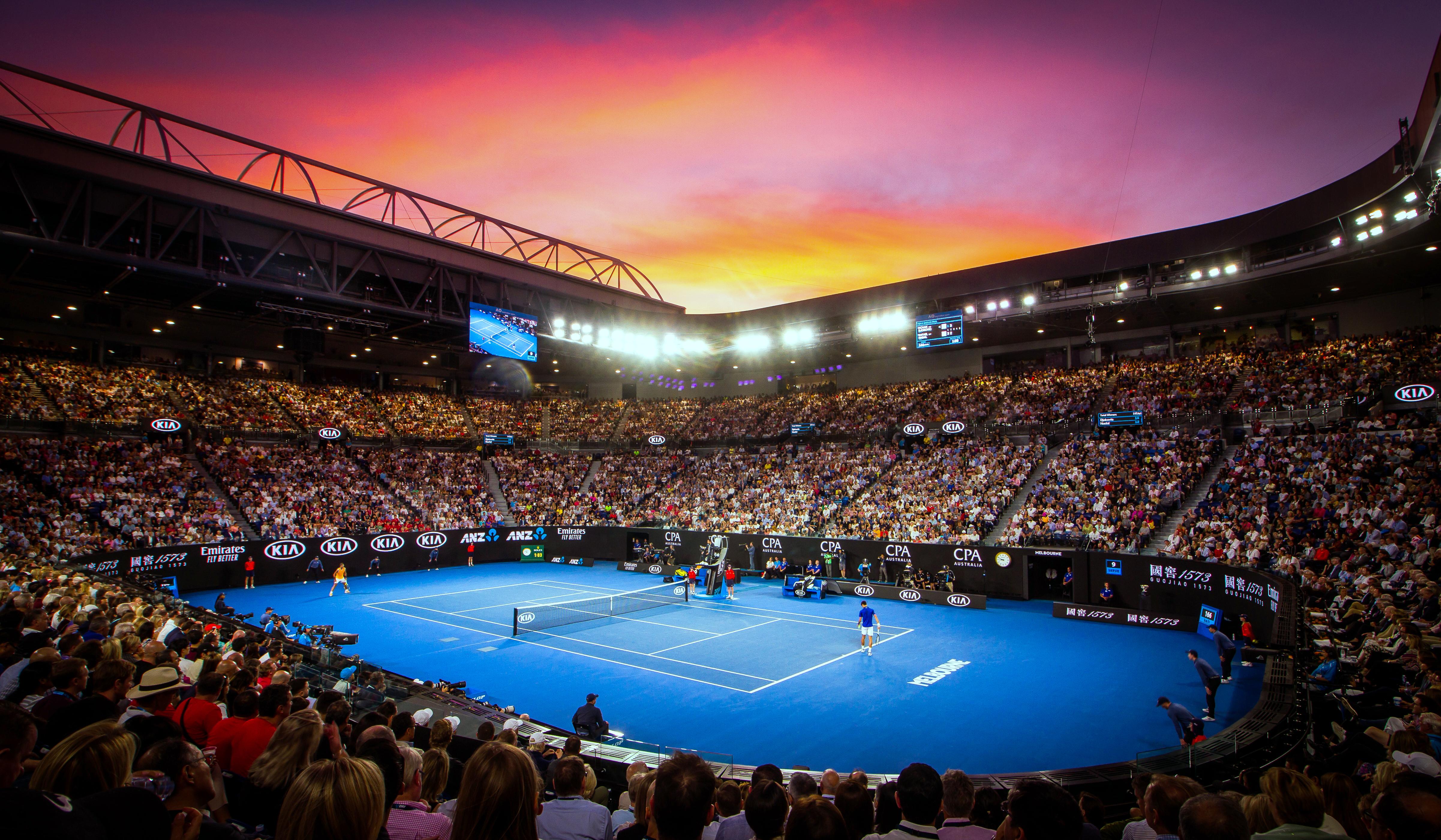 My view of last night's match r/tennis