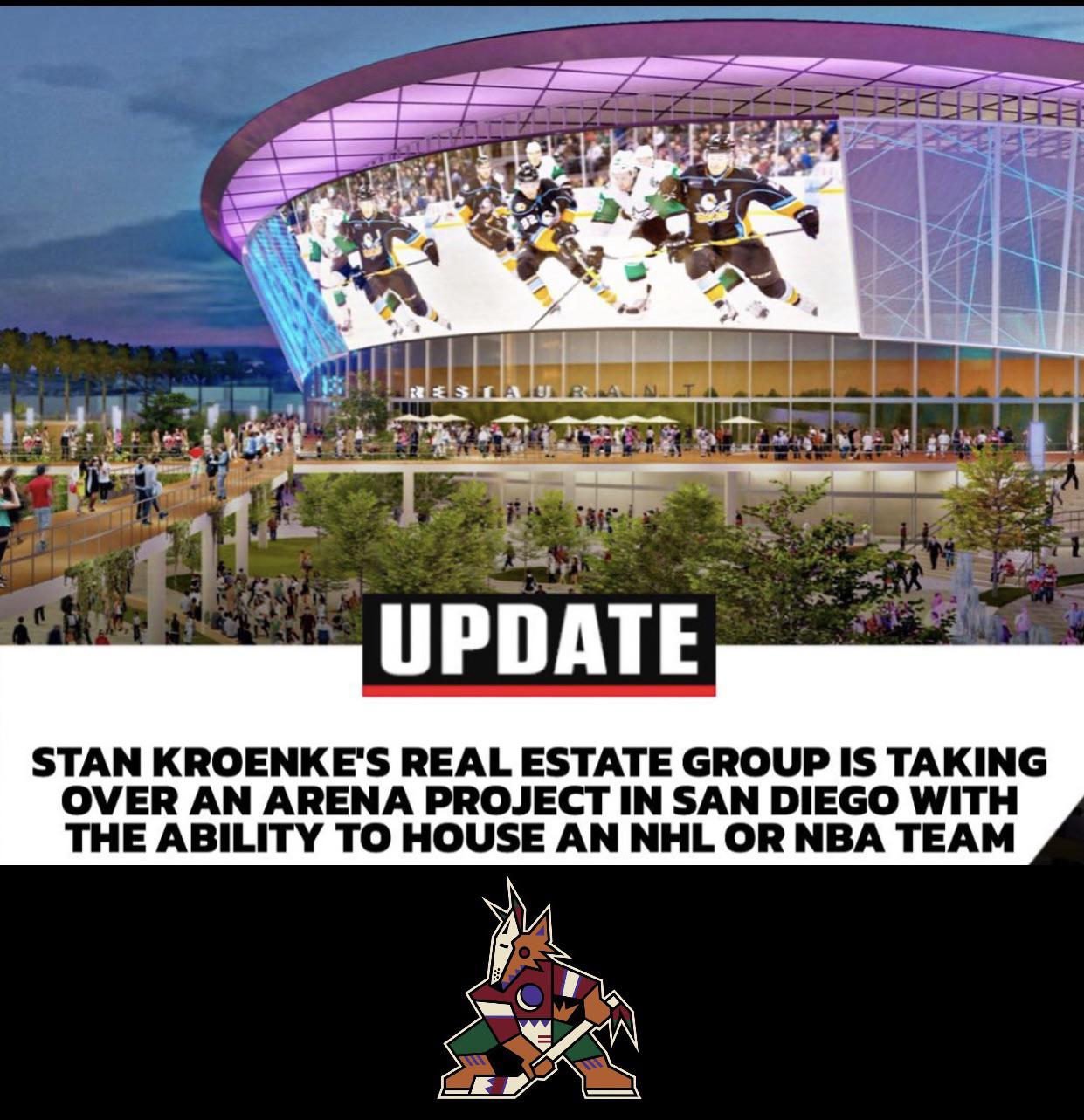 The Coyotes would be California’s 4th team r/nhl