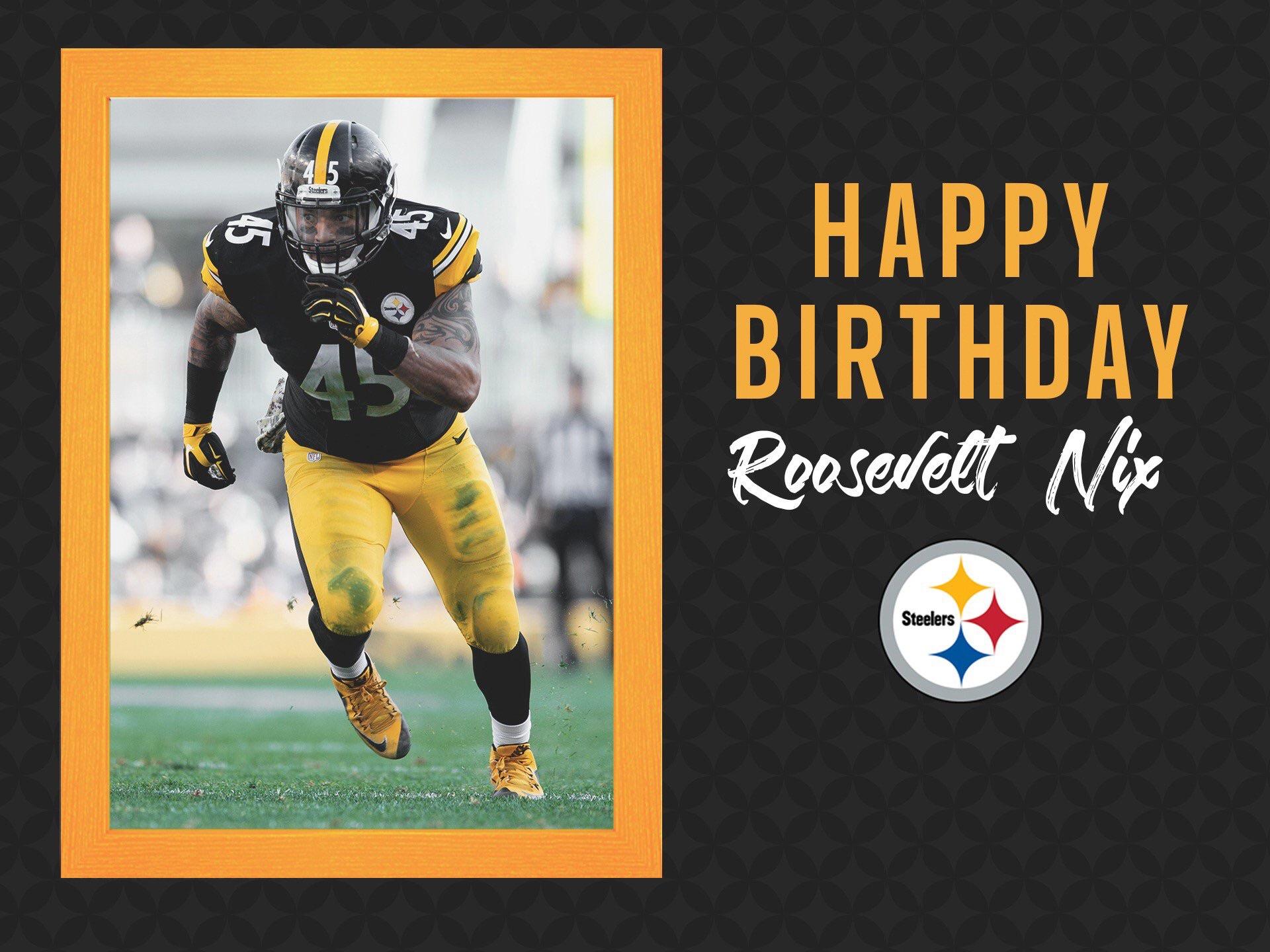 Pittsburgh Steelers Happy Birthday