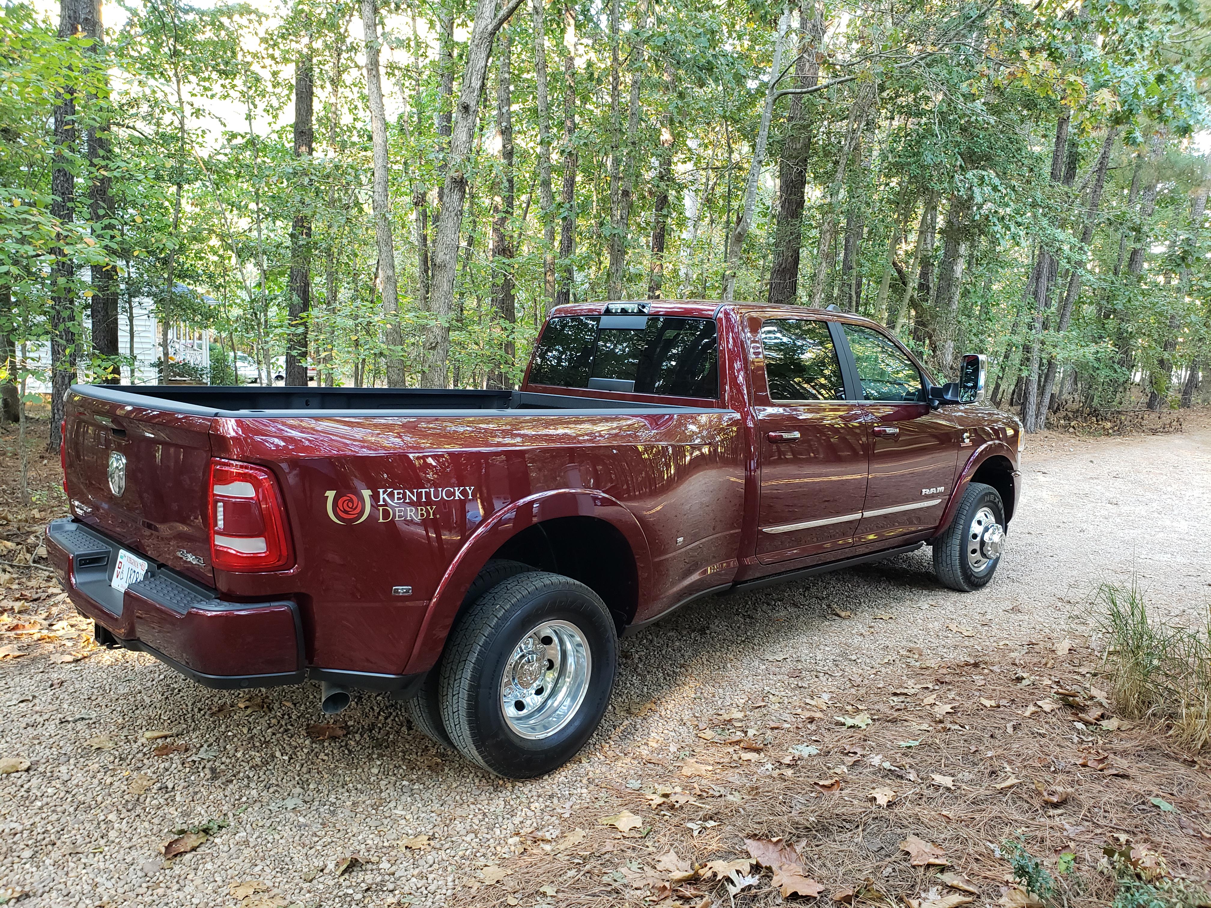 Just picked up my brand new 2019 Ram 3500 Limited Kentucky Derby