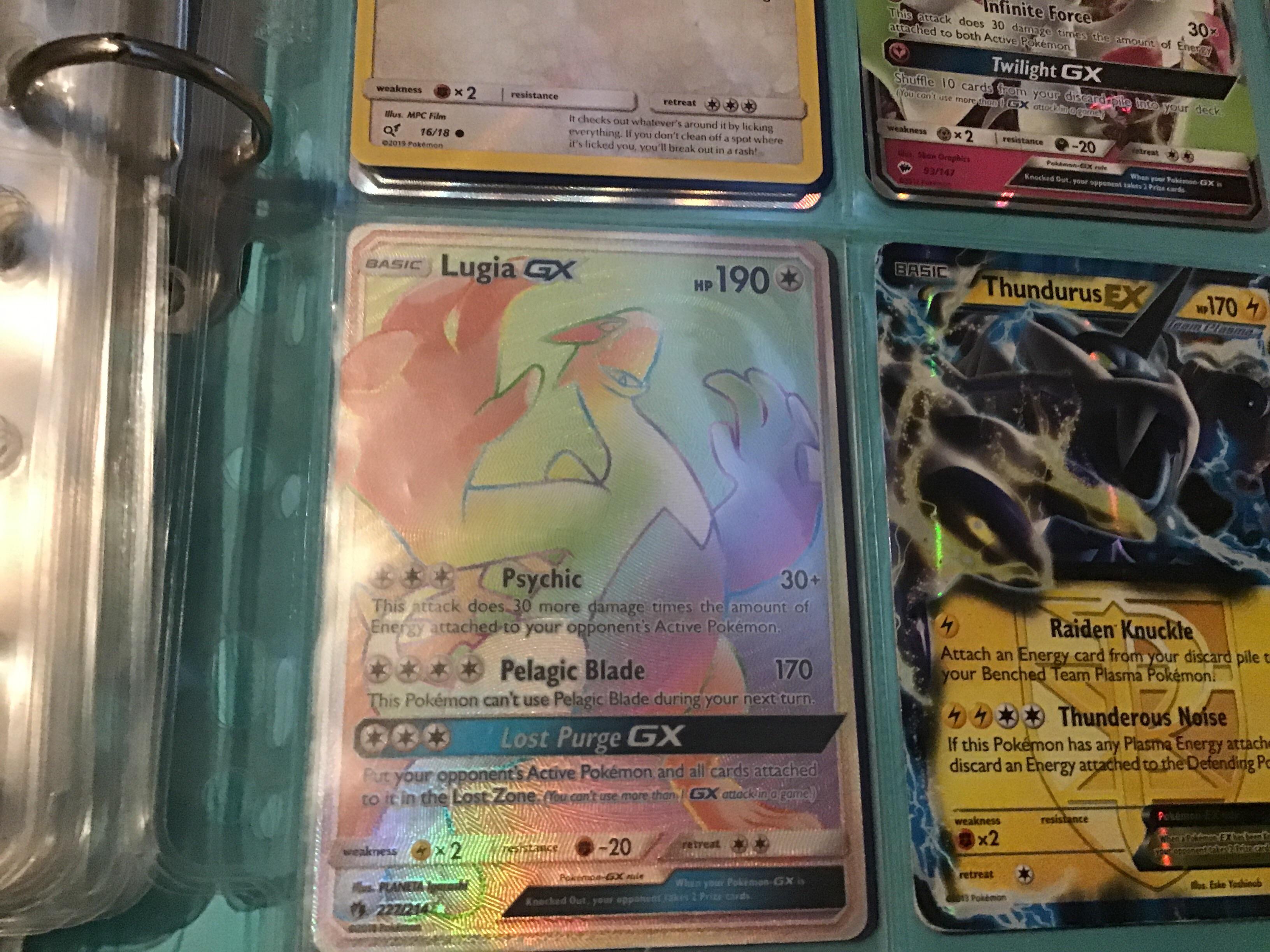 Lugia gx rainbow rare r/pokemoncards