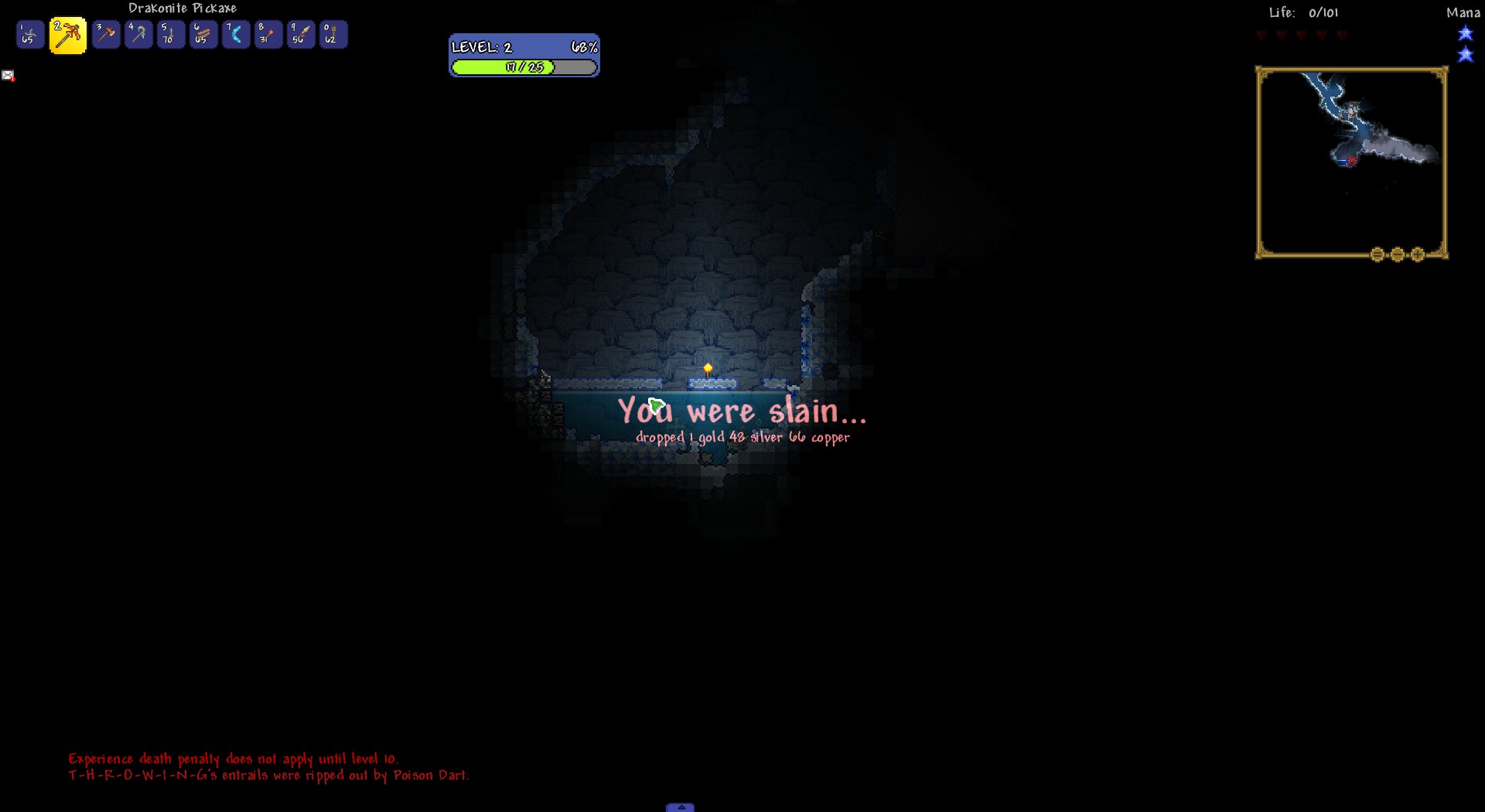 DART TRAPS, ASSEMBLE! (on left, look closely) r/Terraria